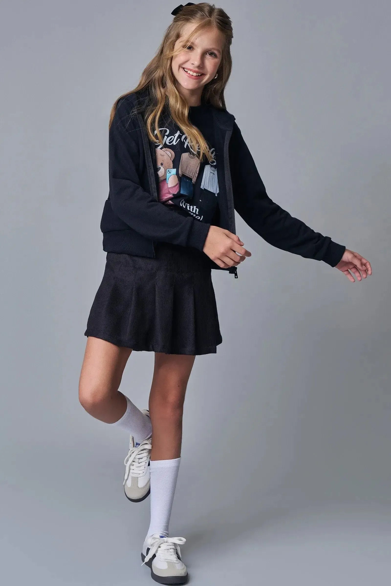 Saia em Cotelê Oslo 89961 Lilimoon Teen Menina