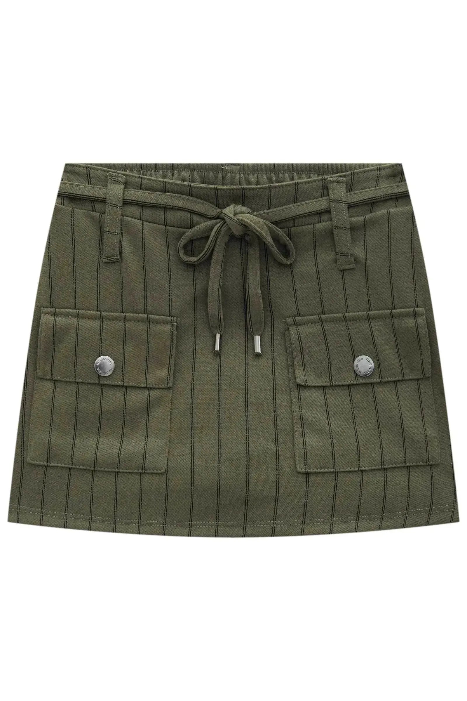 Saia em Malha Tailor Fio Tinto com Shorts Embutido 95984 Vic&Vicky Teen Menina