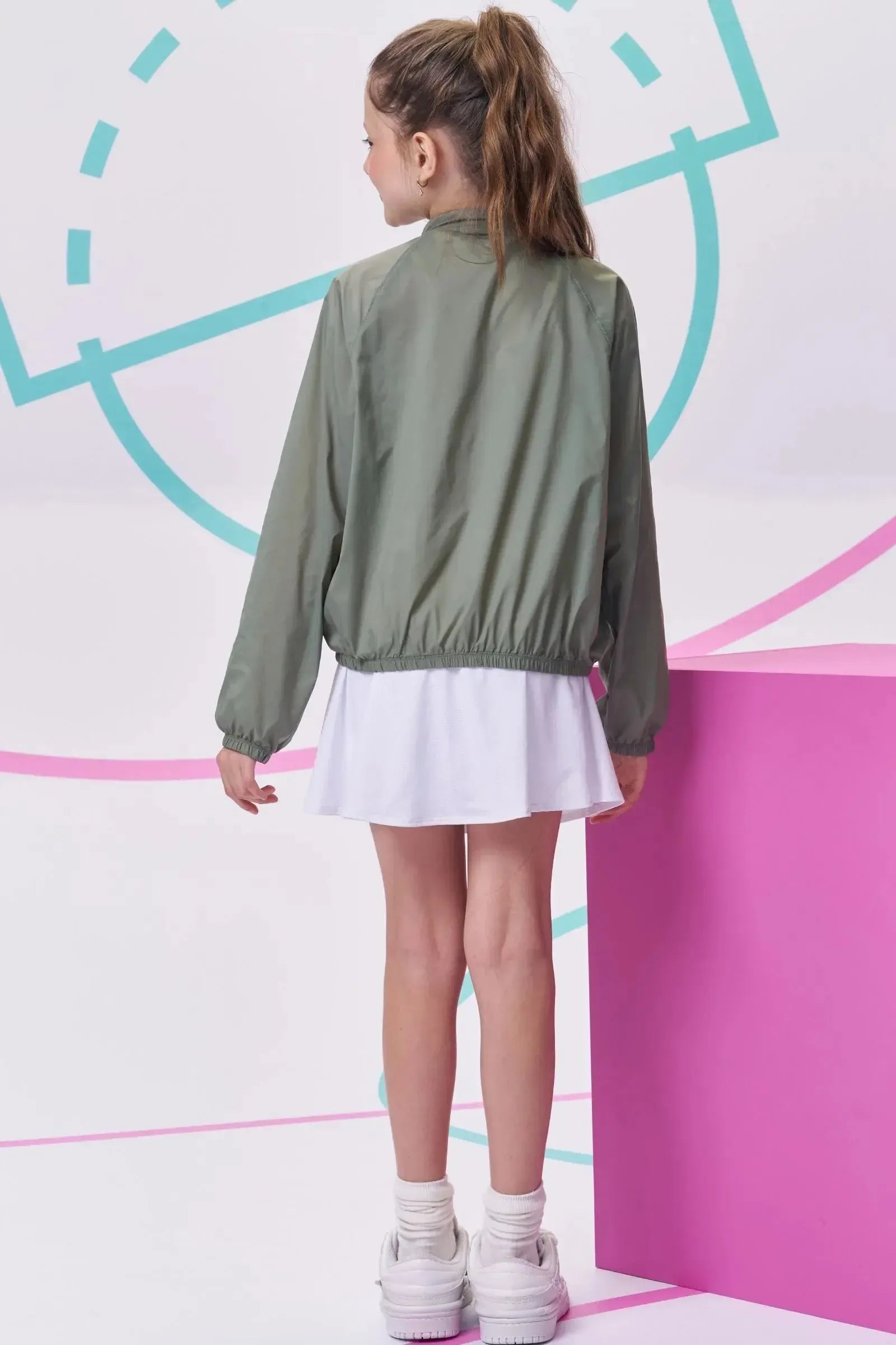 Saia em Malha Yuki com Shorts Embutido 96286 Vic&Vicky Teen Menina