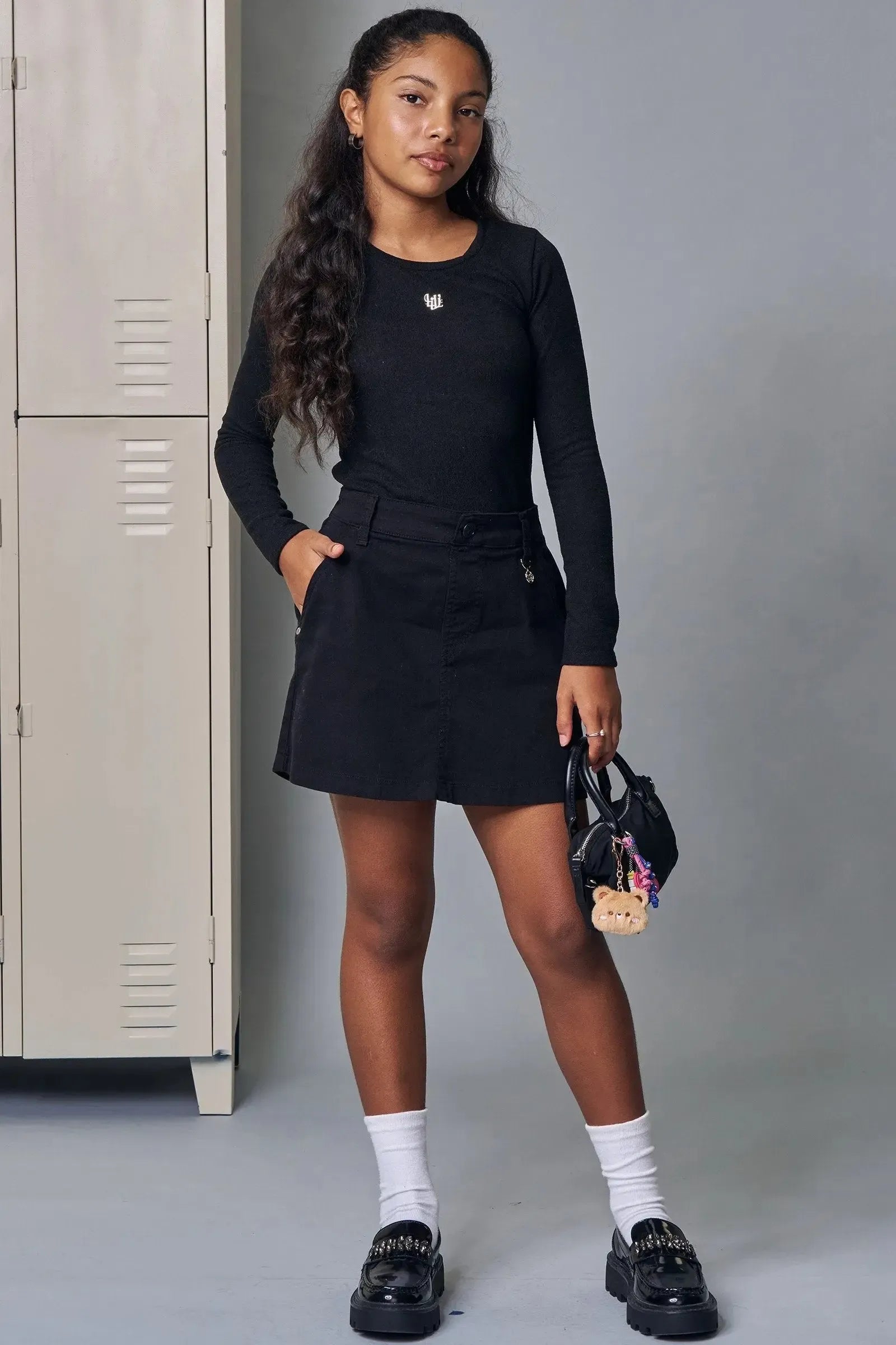 Saia em Sarja com Elastano 89640 Lilimoon Teen Menina
