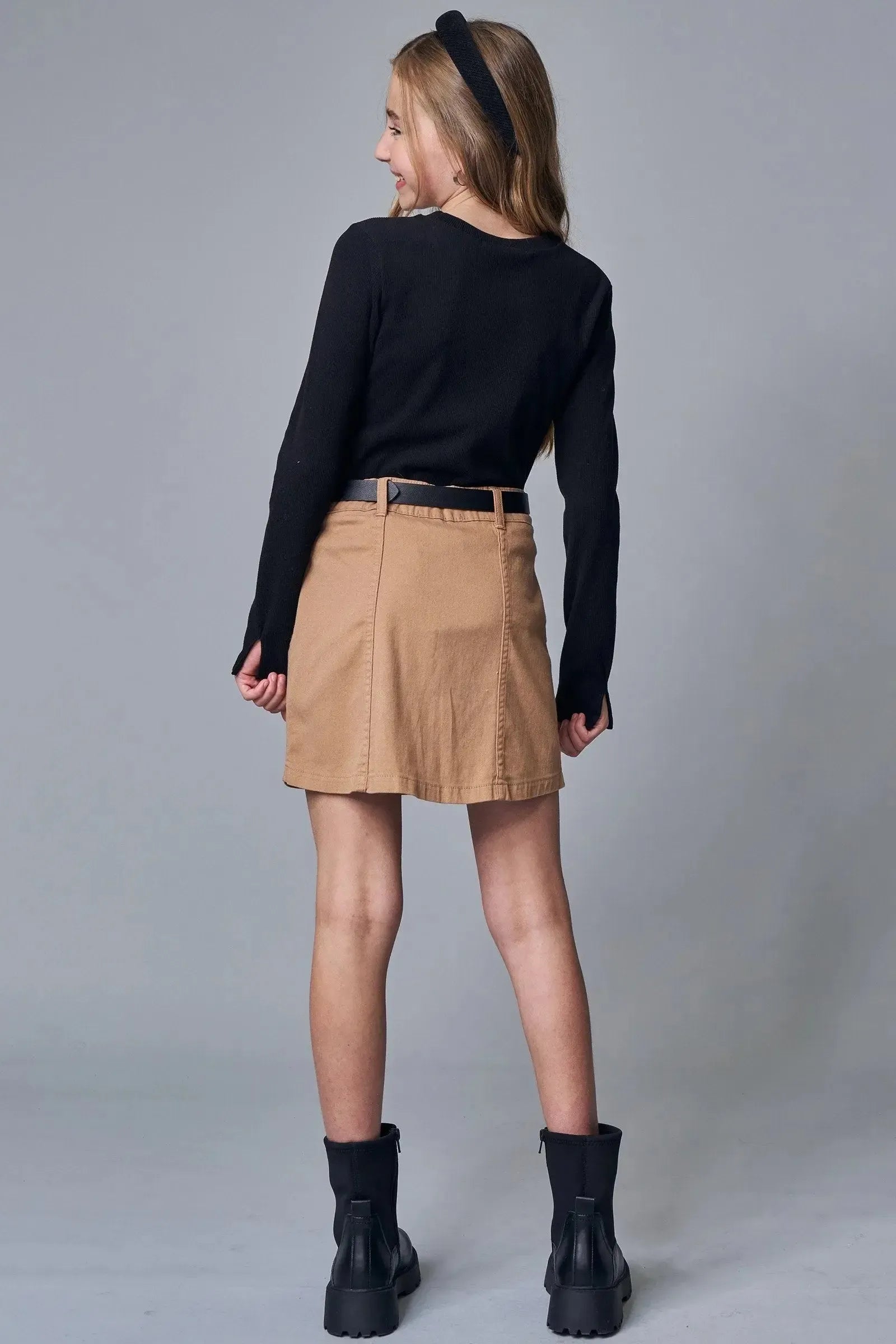 Saia em Sarja com Elastano 89644 Lilimoon Teen Menina