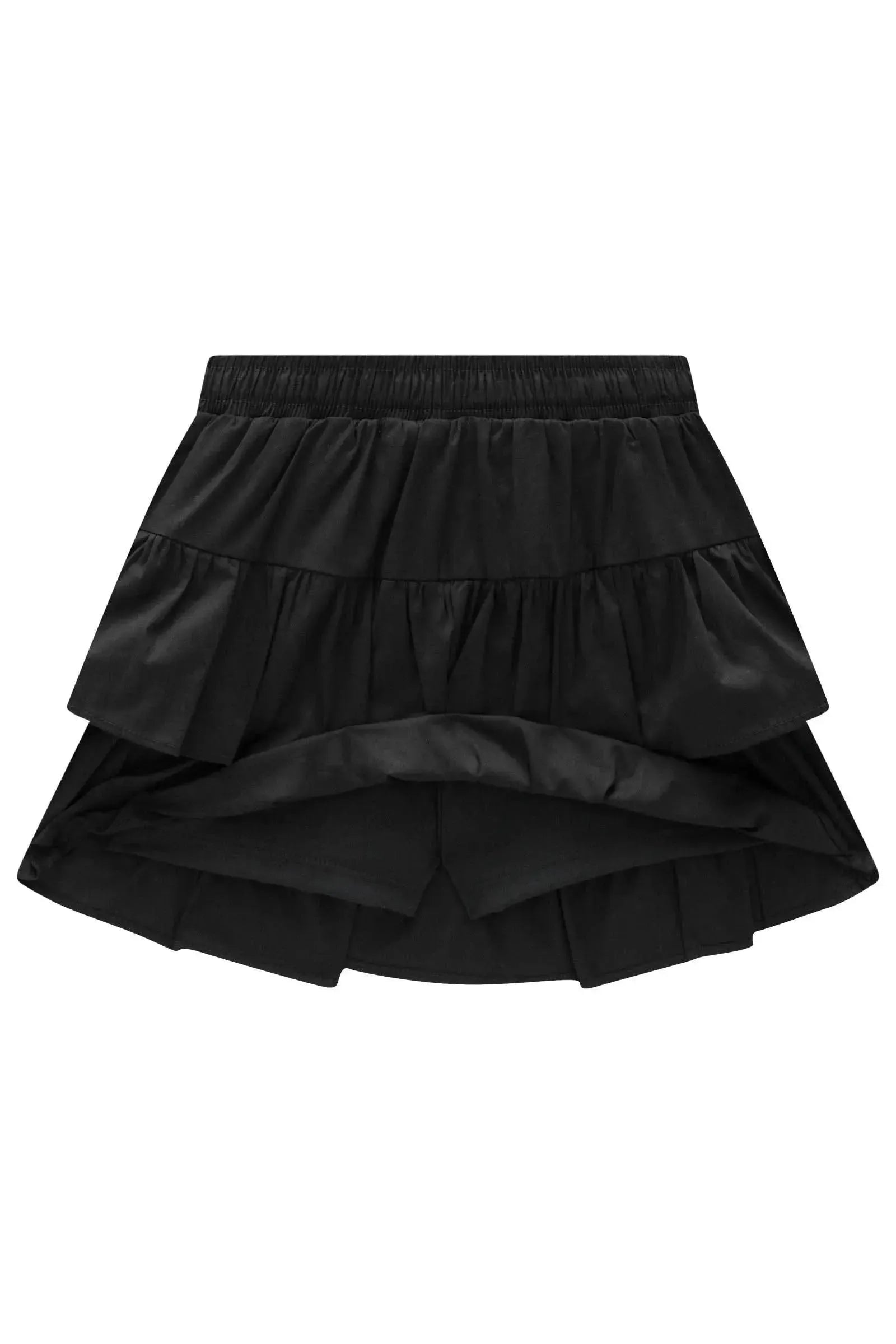 Saia em Tricoline com Elastano e Shorts Embutido 95342 Vic&Vicky Teen Menina