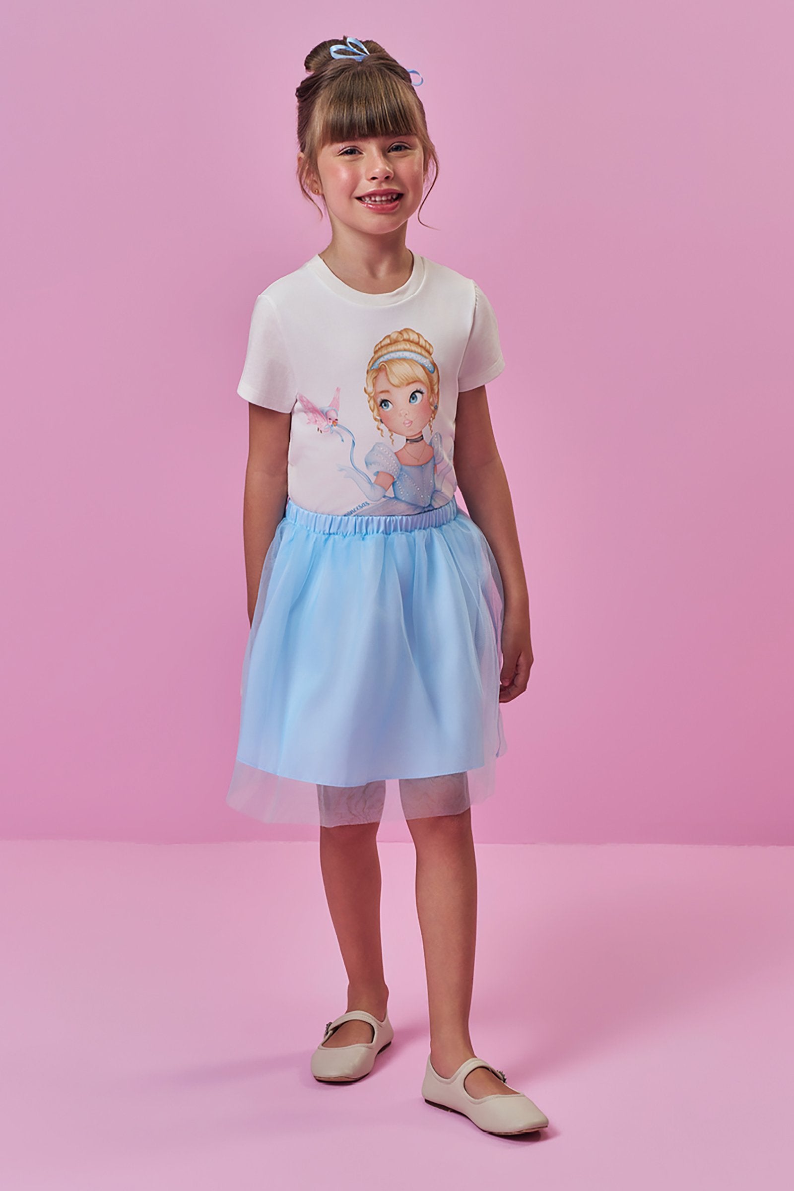 Saia em Tule 86133 Kukiê Infantil Menina