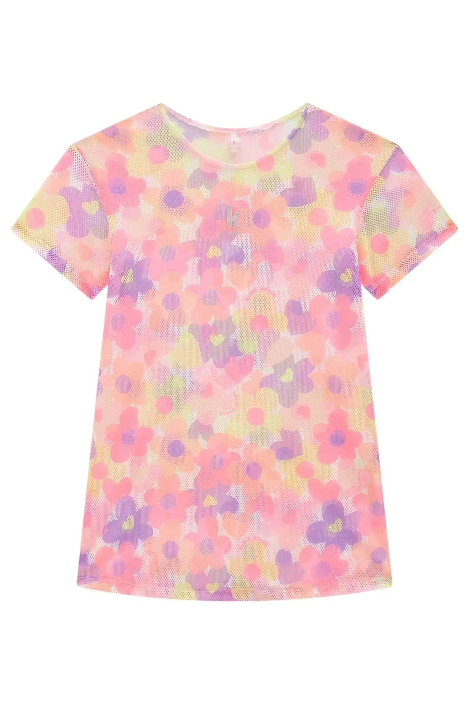 Saída de Praia em Tela Fashion 99484 Kukiê Infantil Menina