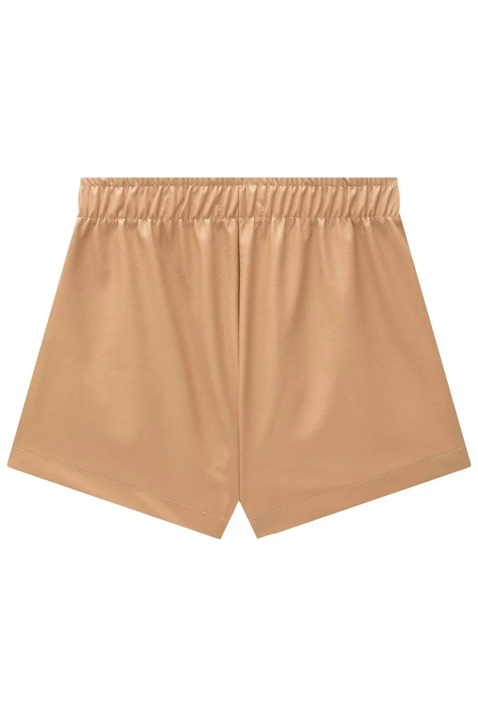 Short Saia em Couro Sintético 90559 Infanti Infantil Menina