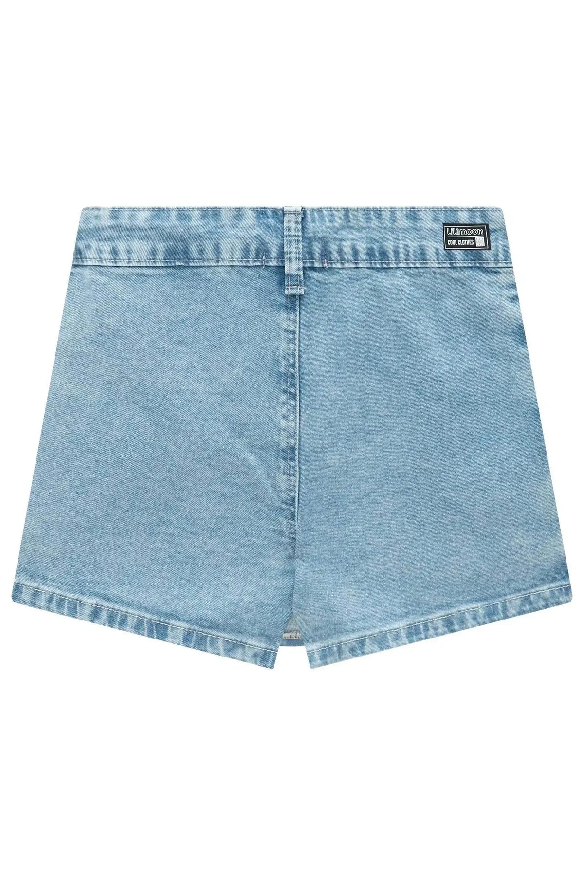 Short Saia em Jeans com Elastano 98603 Lilimoon Teen Menina