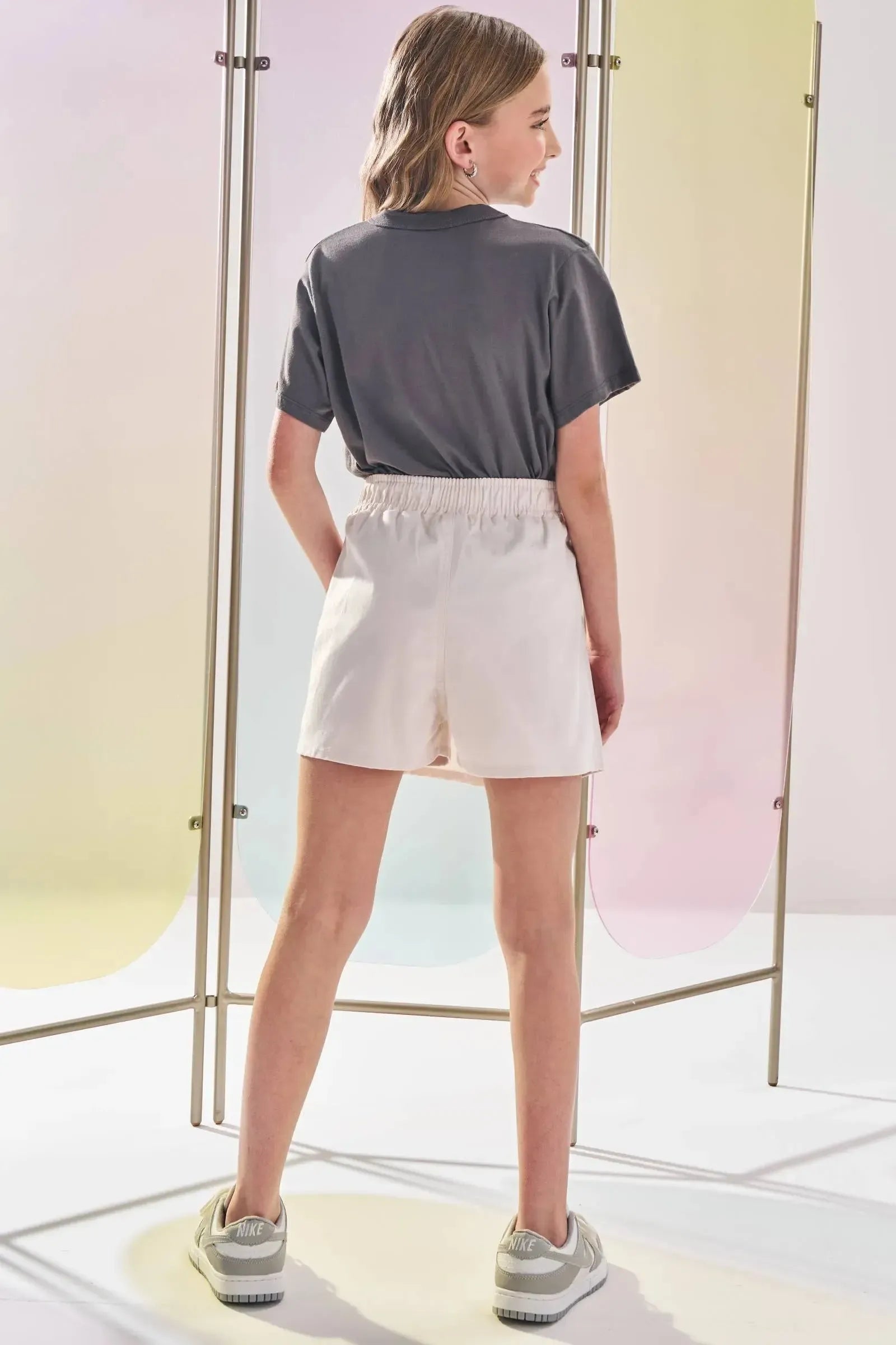 Short Saia em Sarja com Elastano 83373 Lilimoon Teen Menina
