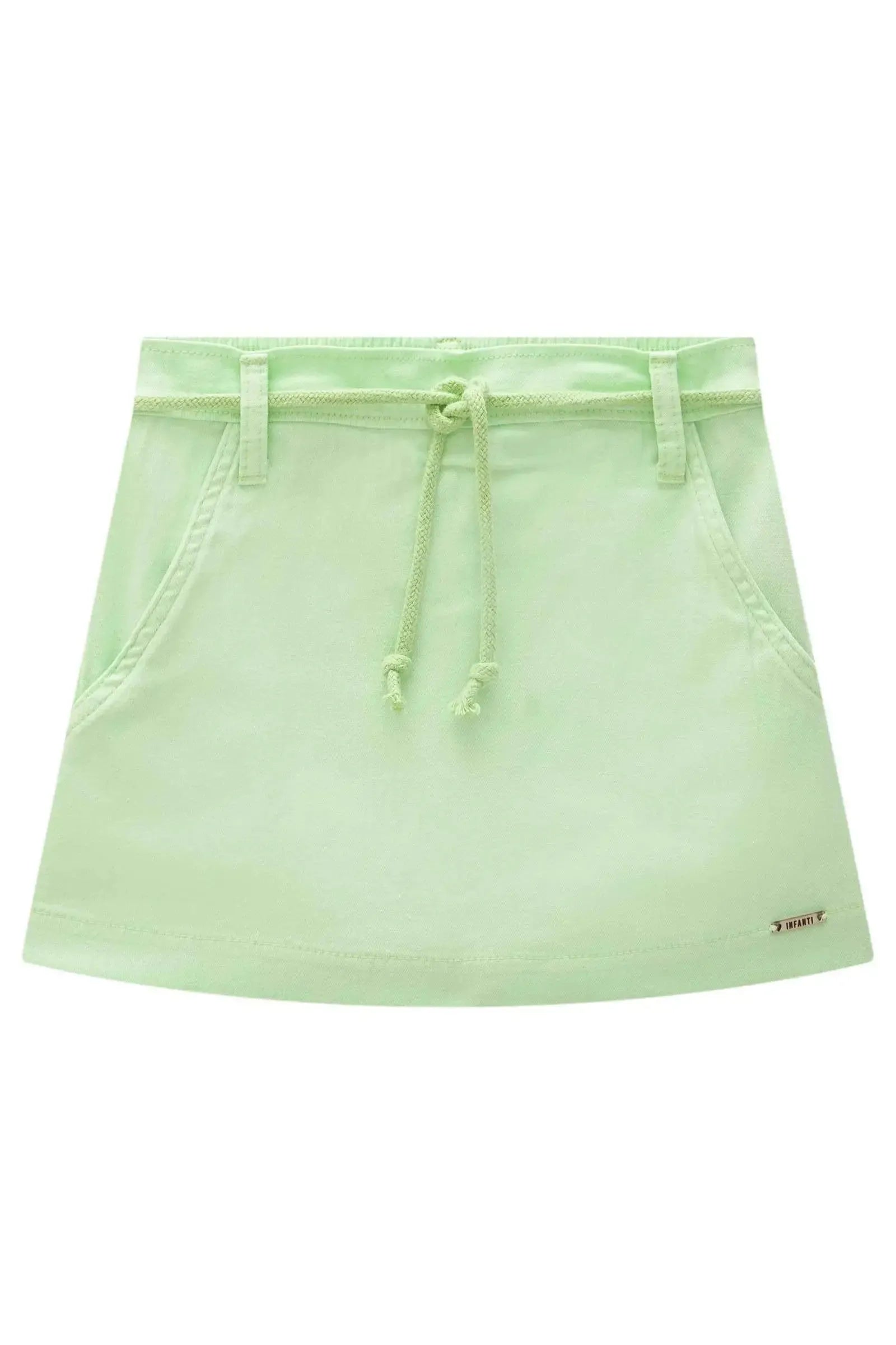 Short Saia em Sarja com Elastano 84609 Infanti Infantil Menina