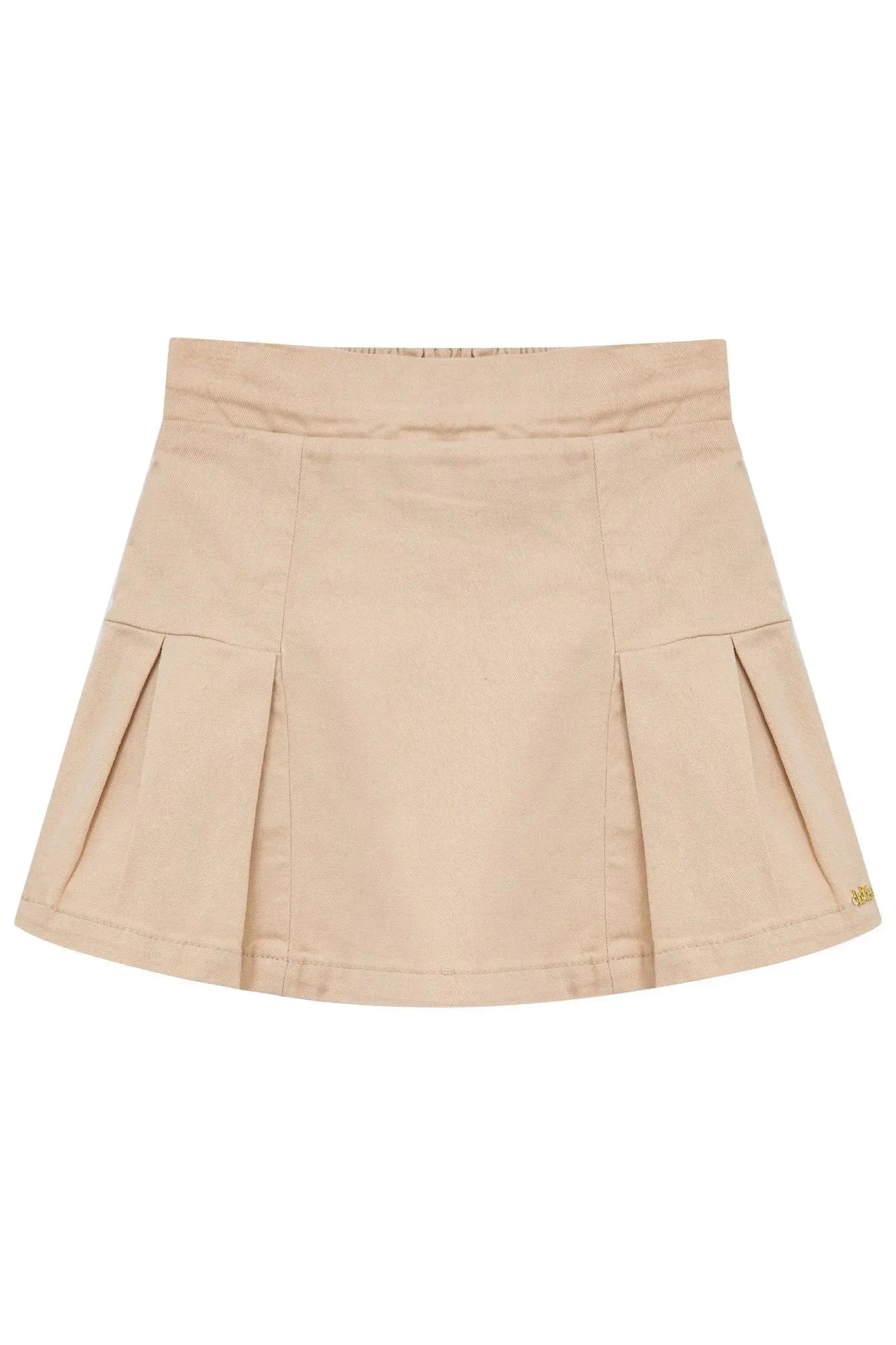 Short Saia em Sarja com Elastano 95968 Kukiê Infantil Menina