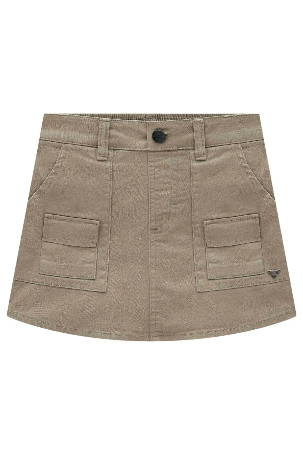 Short Saia em Sarja com Elastano 98175 Lilimoon Teen Menina
