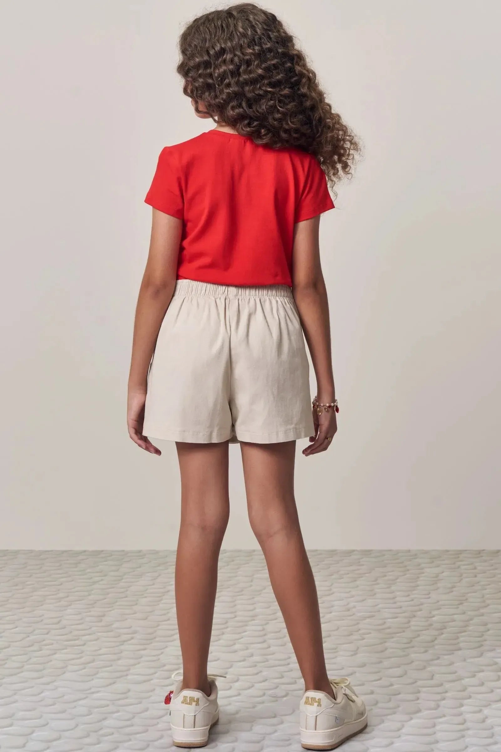 Short Saia em Sarja com Elastano 98206 Lilimoon Teen Menina