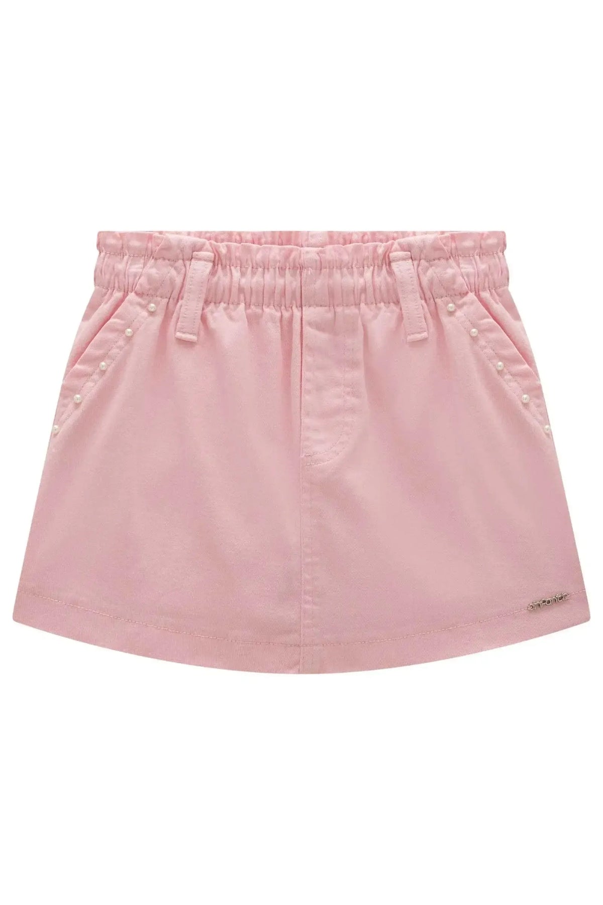 Short Saia em Sarja com Elastano 98764 Infanti Infantil Menina