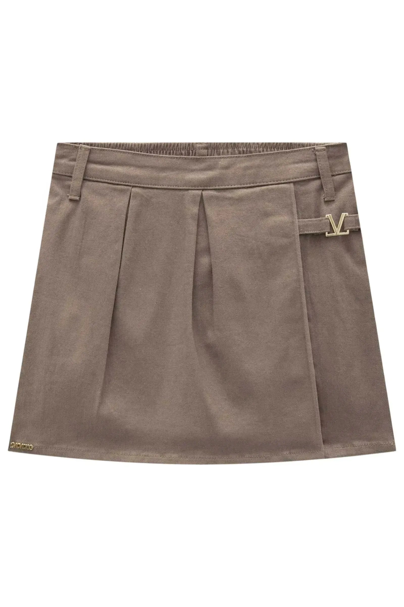 Short Saia em Sarja Strech 92209 Vic&Vicky Teen Menina