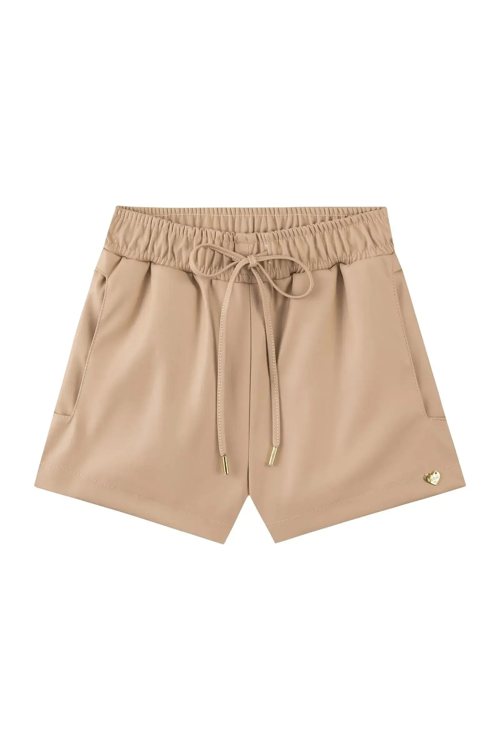 Shorts em Couro Eco 91755 Kukiê Infantil Menina