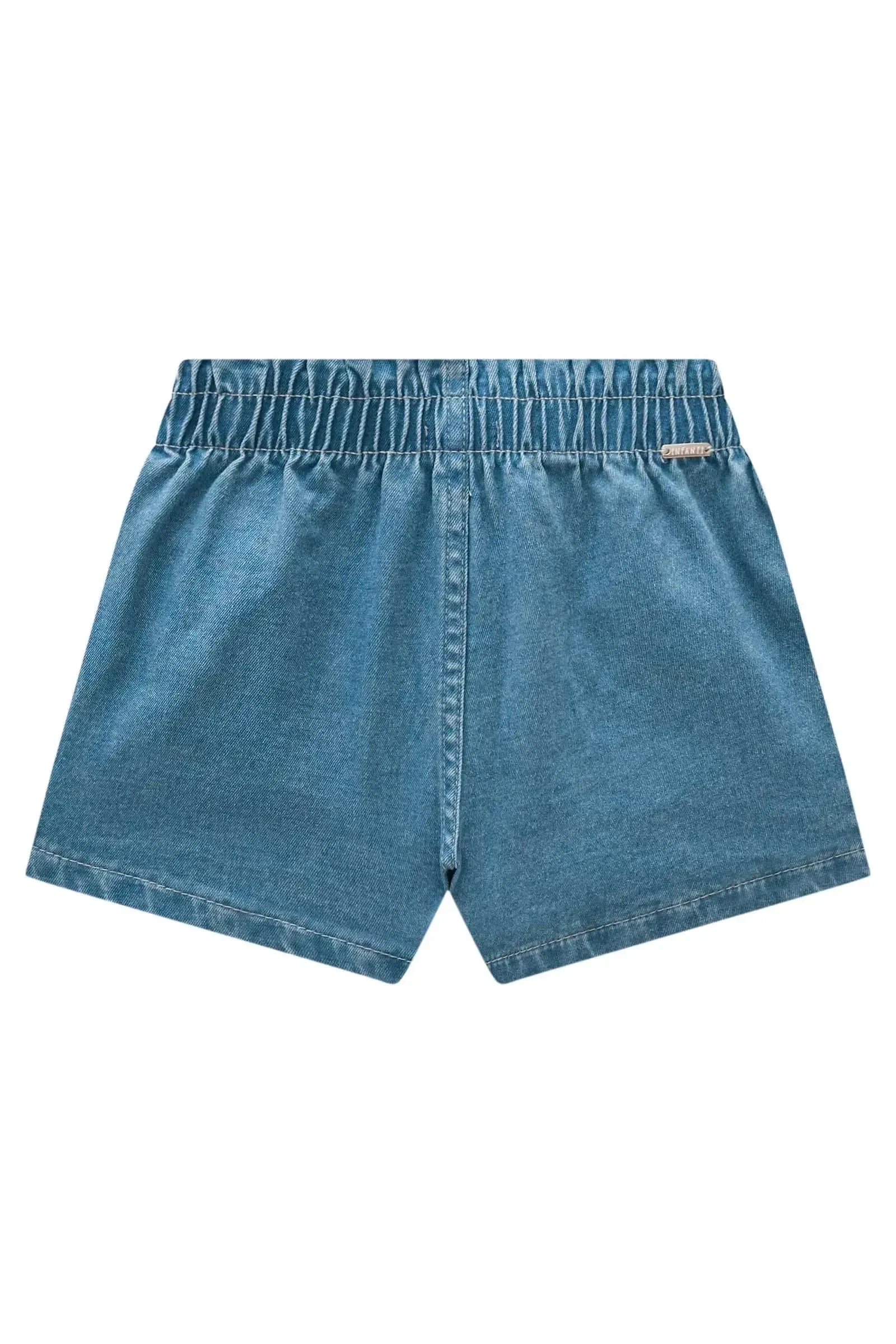 Shorts em Jeans com Elastano 82839 Infanti Infantil Menina