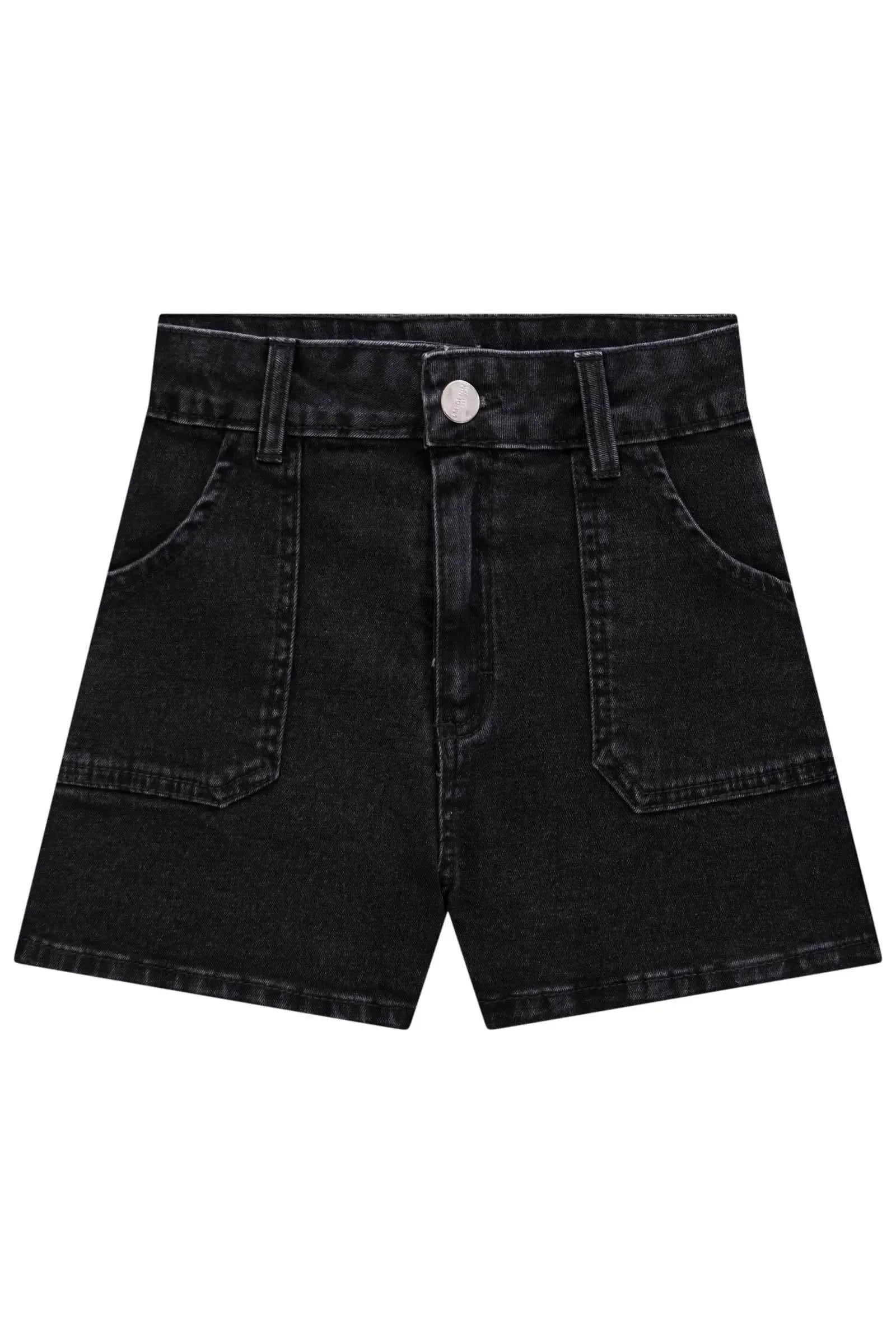 Shorts em Jeans com Elastano 83375 Lilimoon Teen Menina