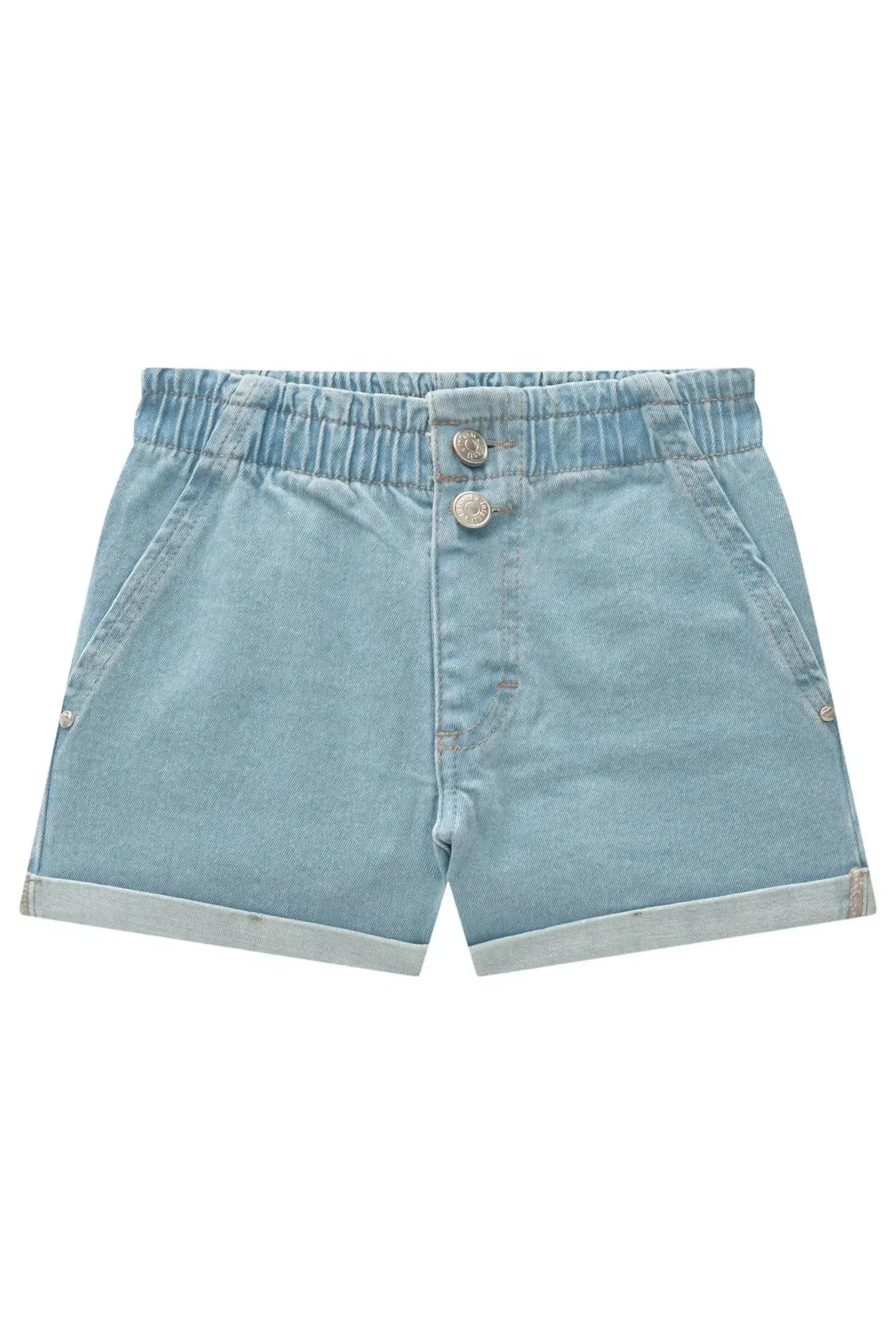 Shorts em Jeans com Elastano 84606 Infanti Infantil Menina