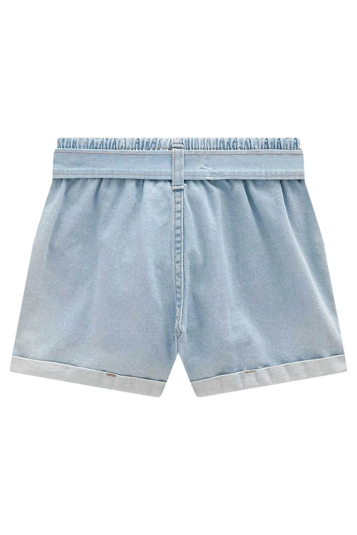 Shorts em Jeans com Elastano 98350 Infanti Infantil Menina