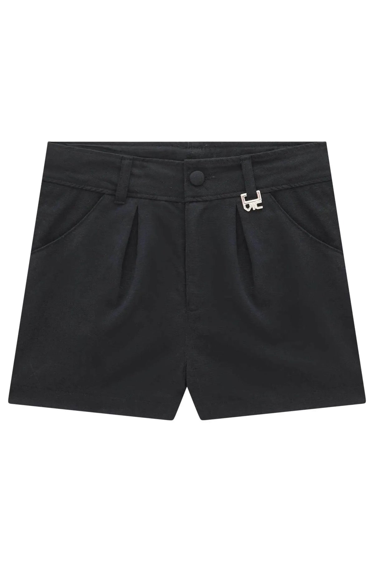 Shorts em Linho com Elastano 98197 Vic Teen Menina