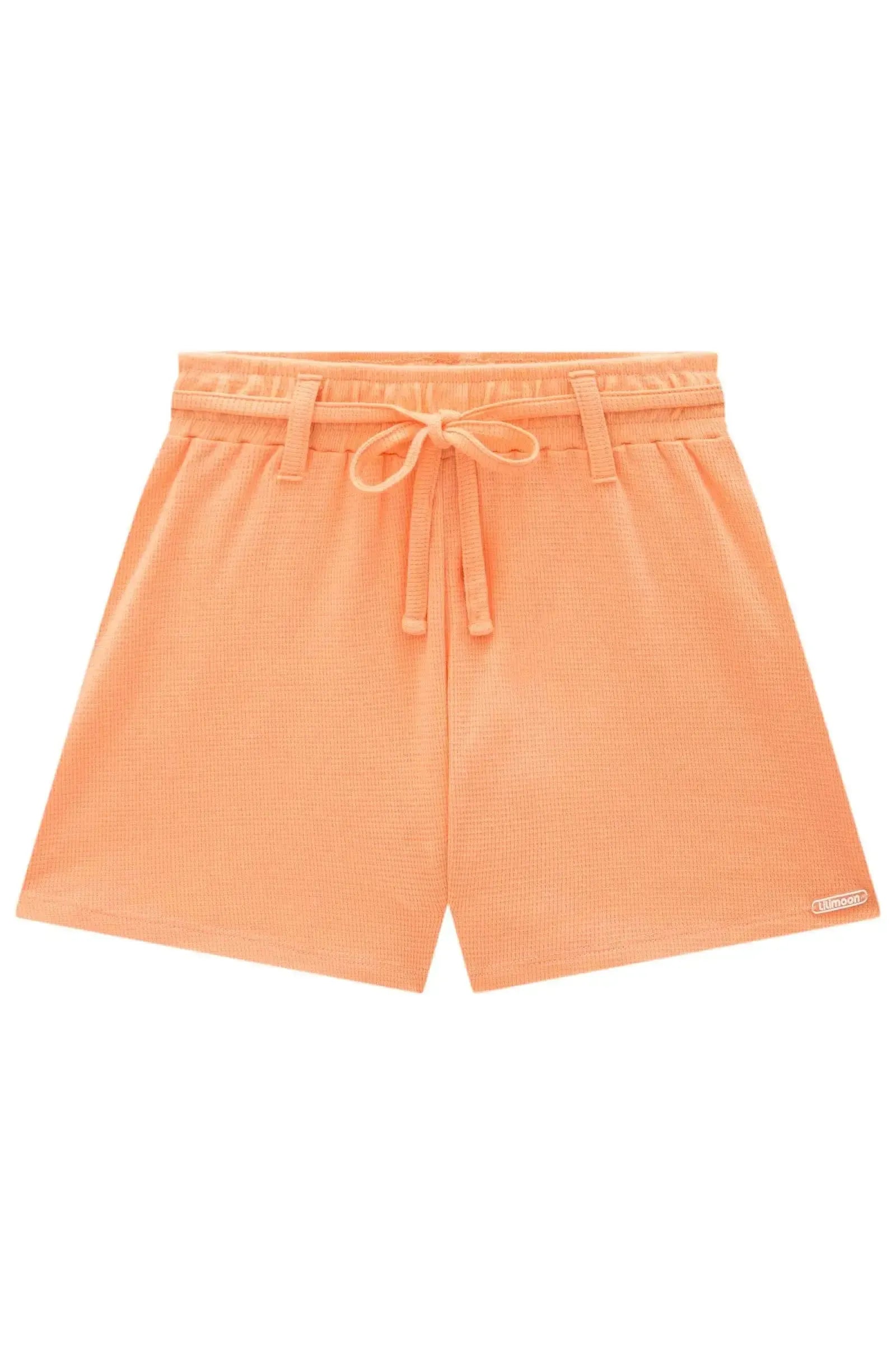 Shorts em Malha Little Waffle 89092 Lilimoon Teen Menina