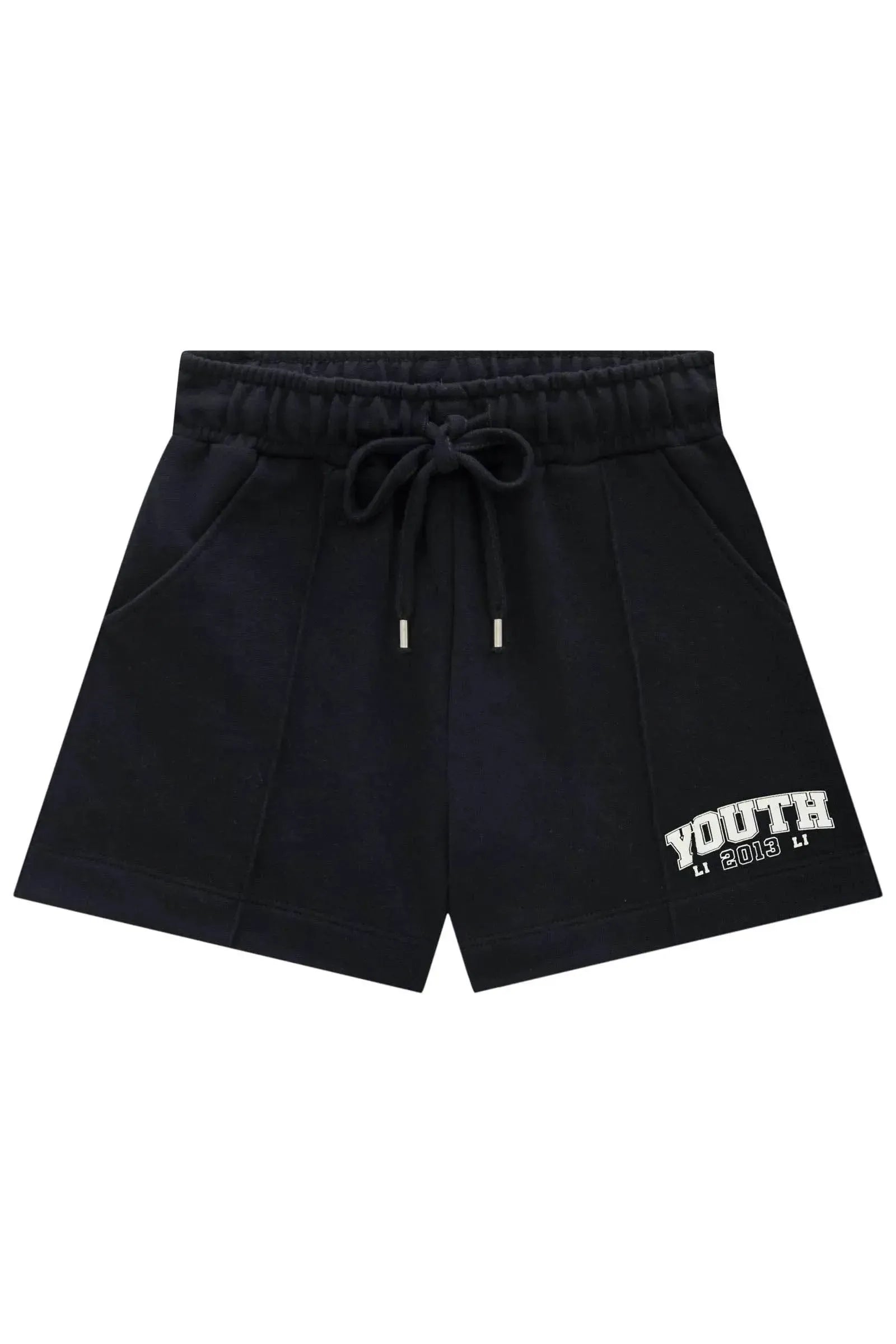 Shorts em Moletom sem Pelúcia 89969 Lilimoon Teen Menina