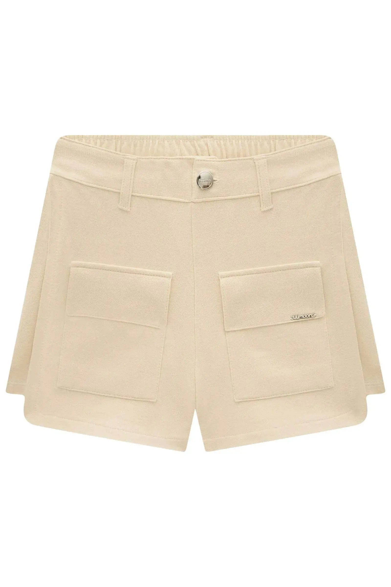 Shorts em Moletom sem Pelúcia 94404 Lilimoon Teen Menina