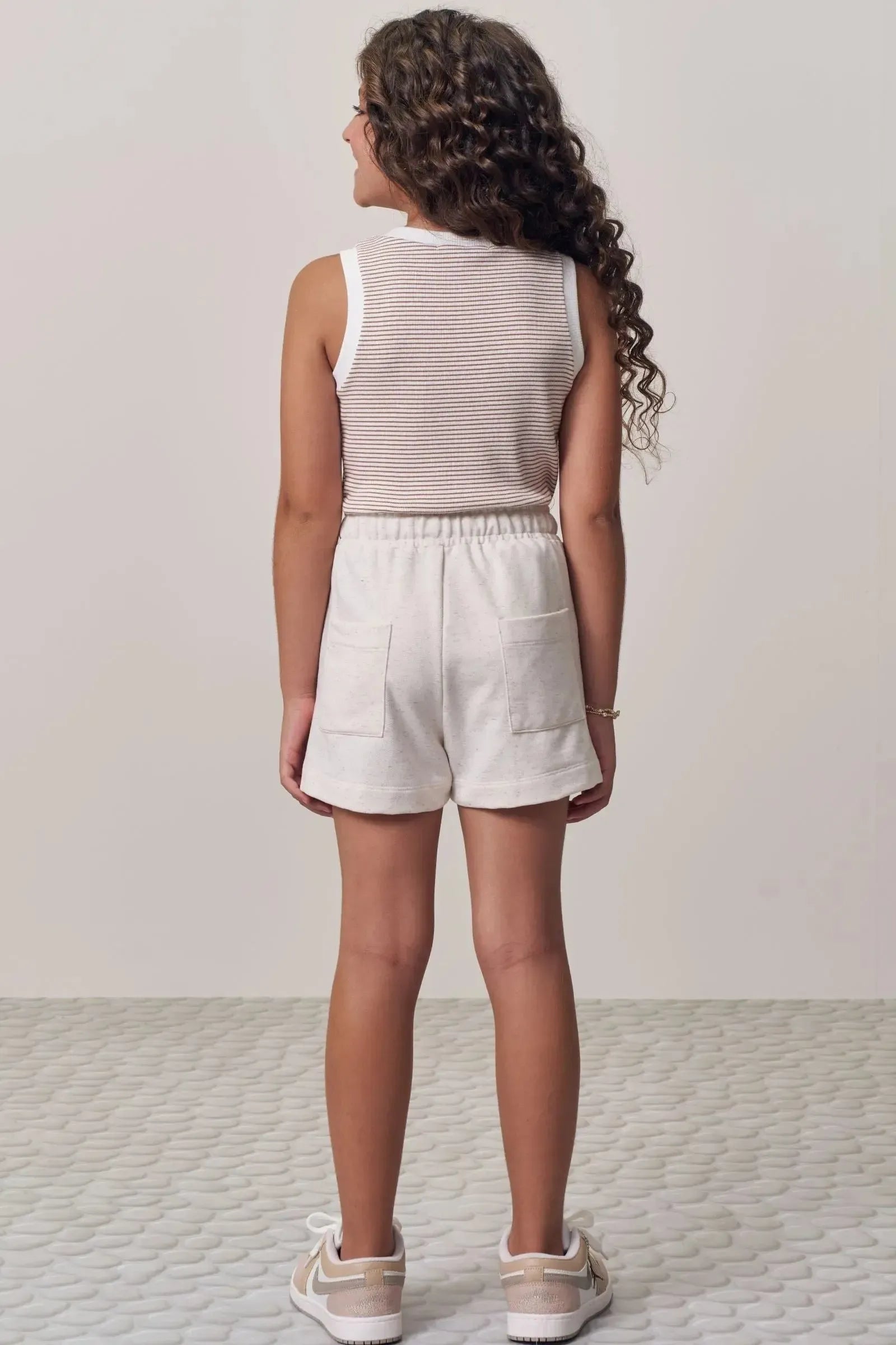 Shorts em Moletom sem Pelúcia 98170 Lilimoon Teen Menina