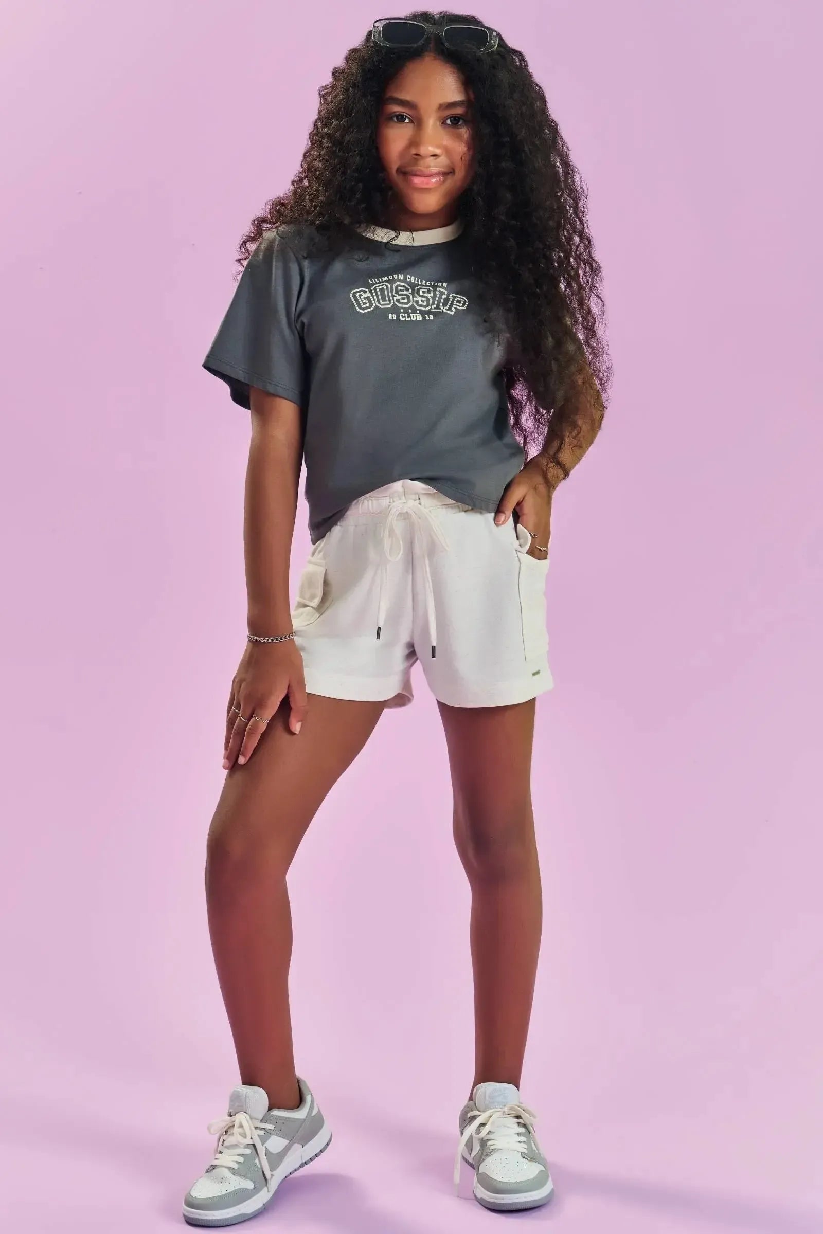 Shorts em Molevisco 83395 Lilimoon Teen Menina