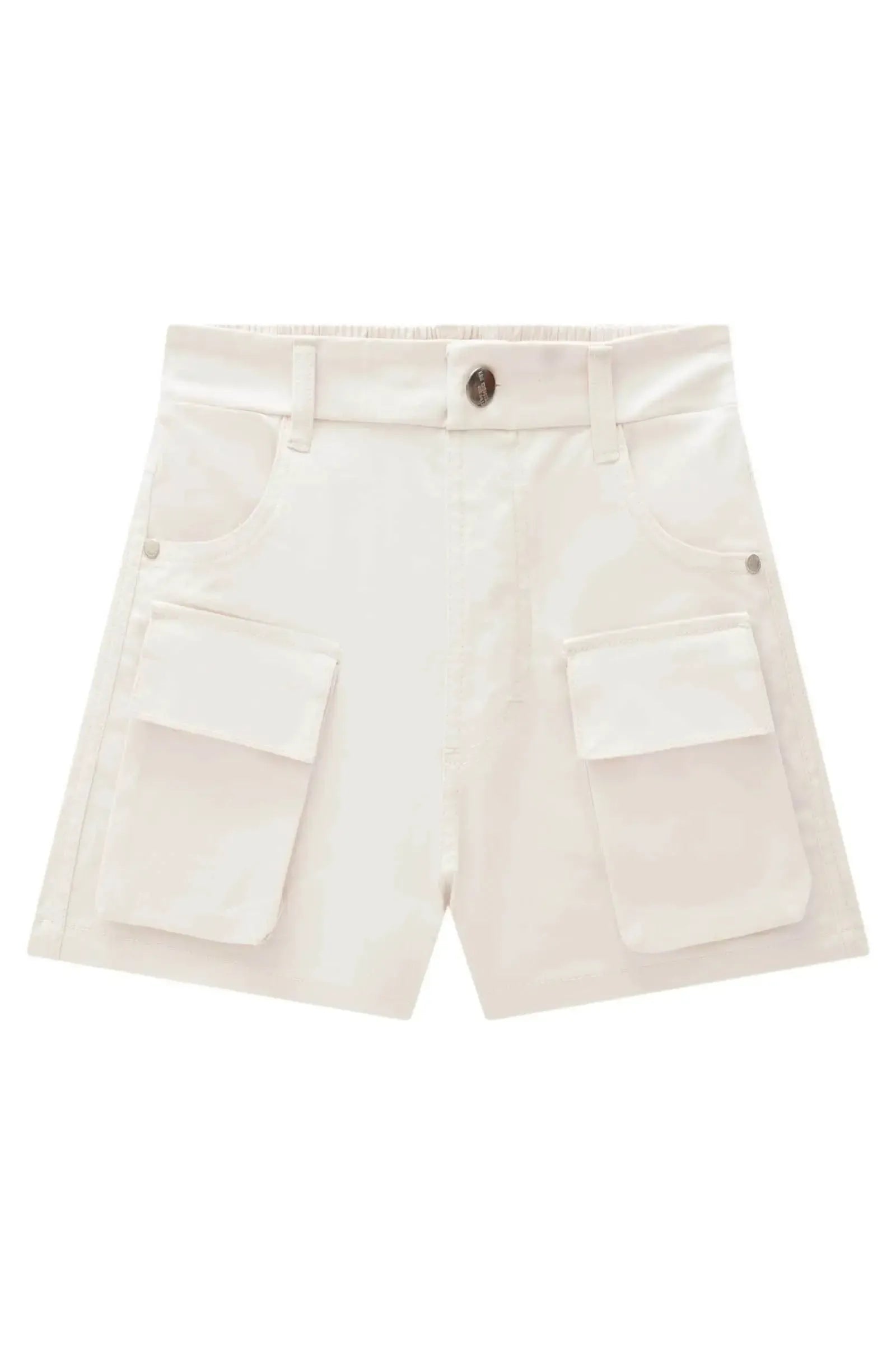 Shorts em Sarja com Elastano 83406 Lilimoon Teen Menina