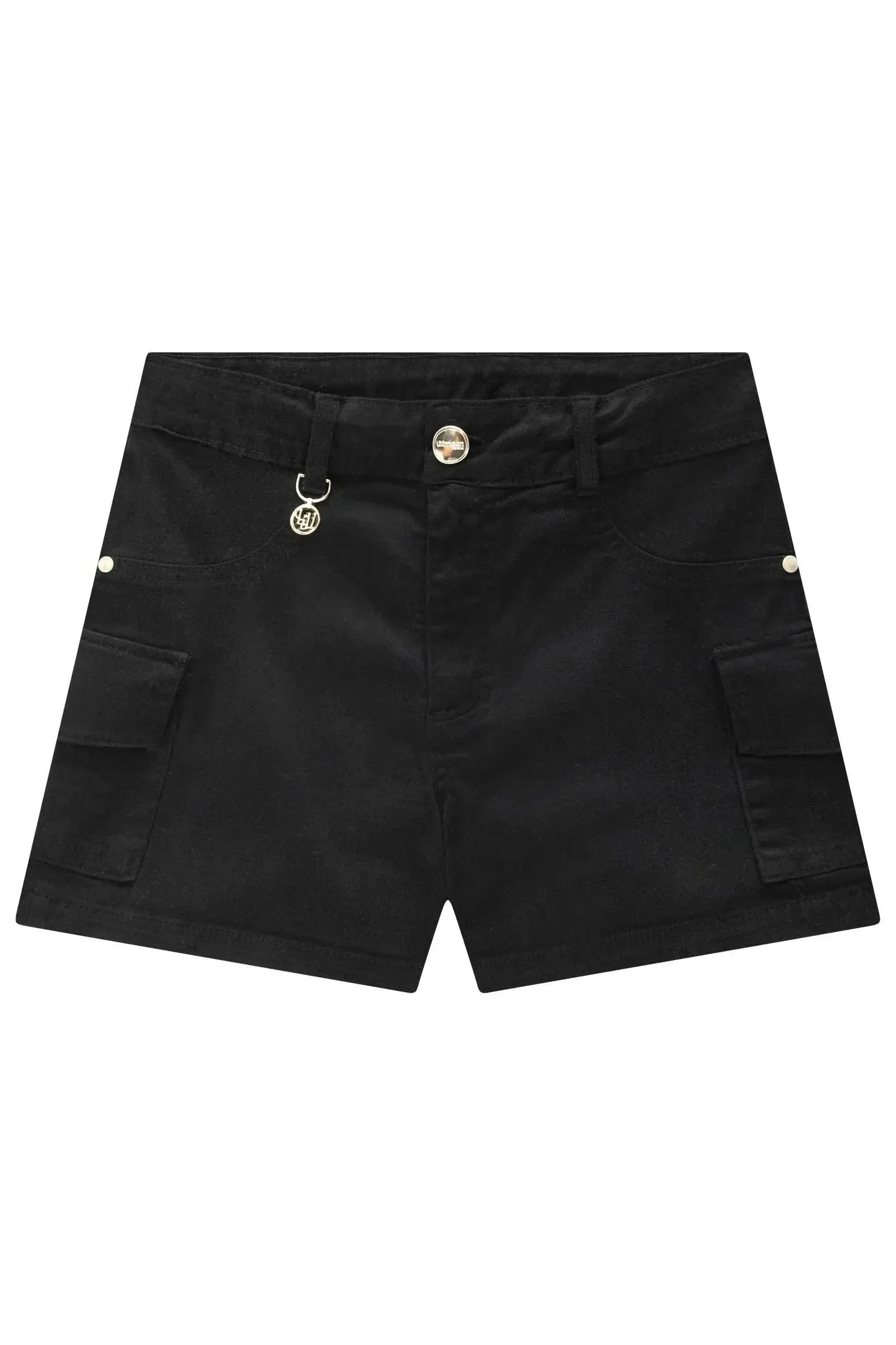 Shorts em Sarja com Elastano 94605 Lilimoon Teen Menina