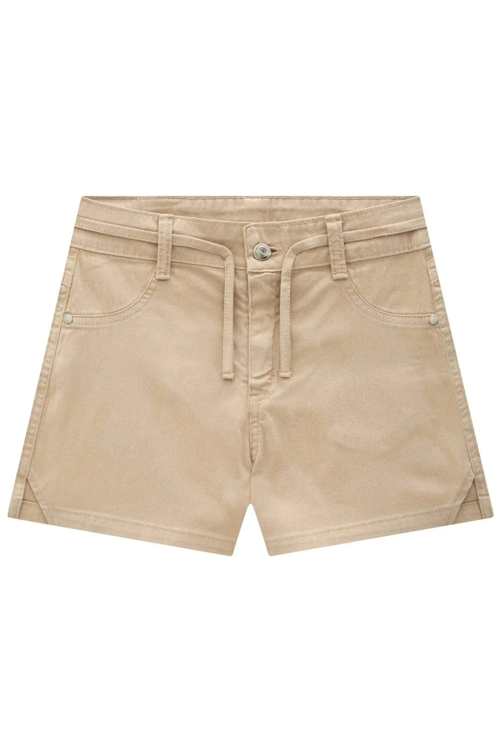 Shorts em Sarja com Elastano 94607 Lilimoon Teen Menina