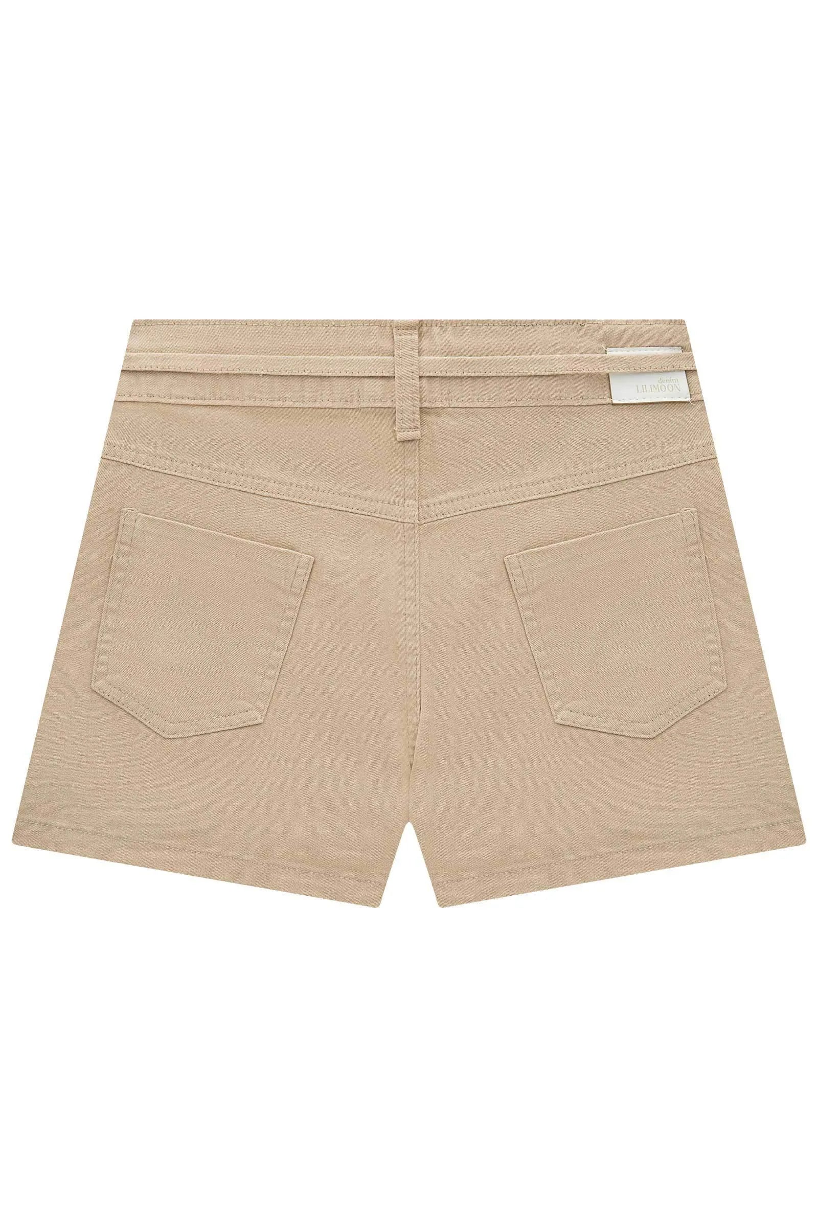 Shorts em Sarja com Elastano 94607 Lilimoon Teen Menina