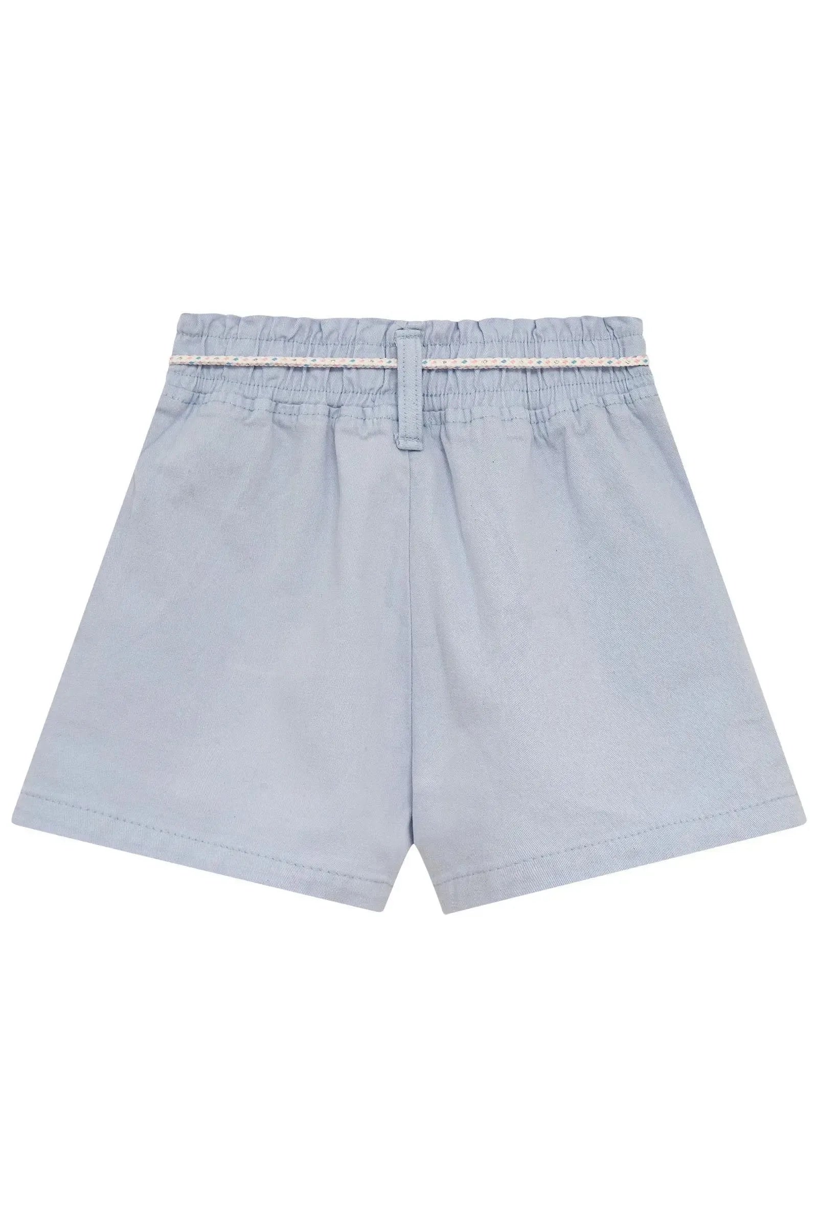 Shorts em Sarja com Elastano 94823 Kukiê Infantil Menina