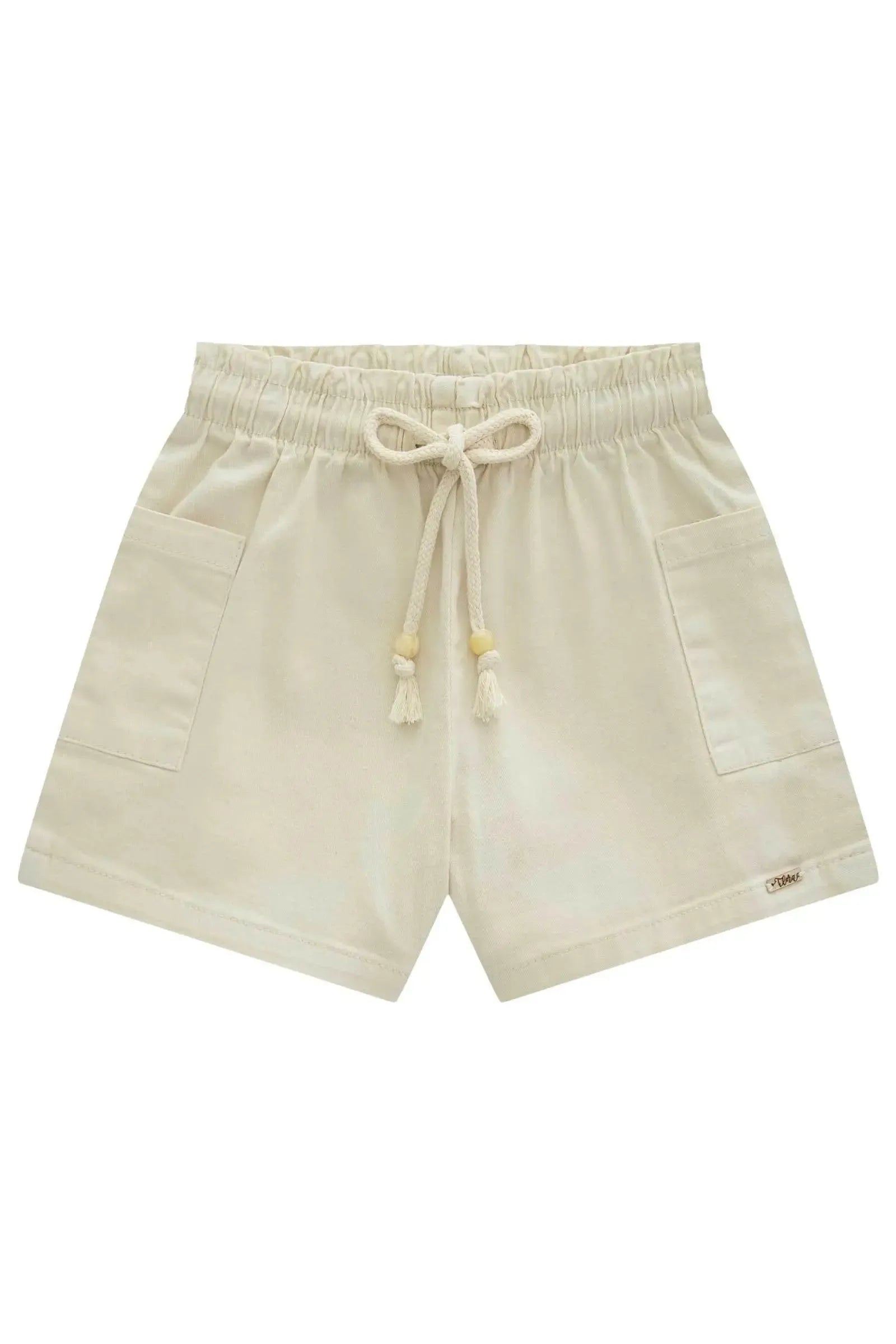 Shorts em Sarja com Elastano 94947 Infanti Infantil Menina