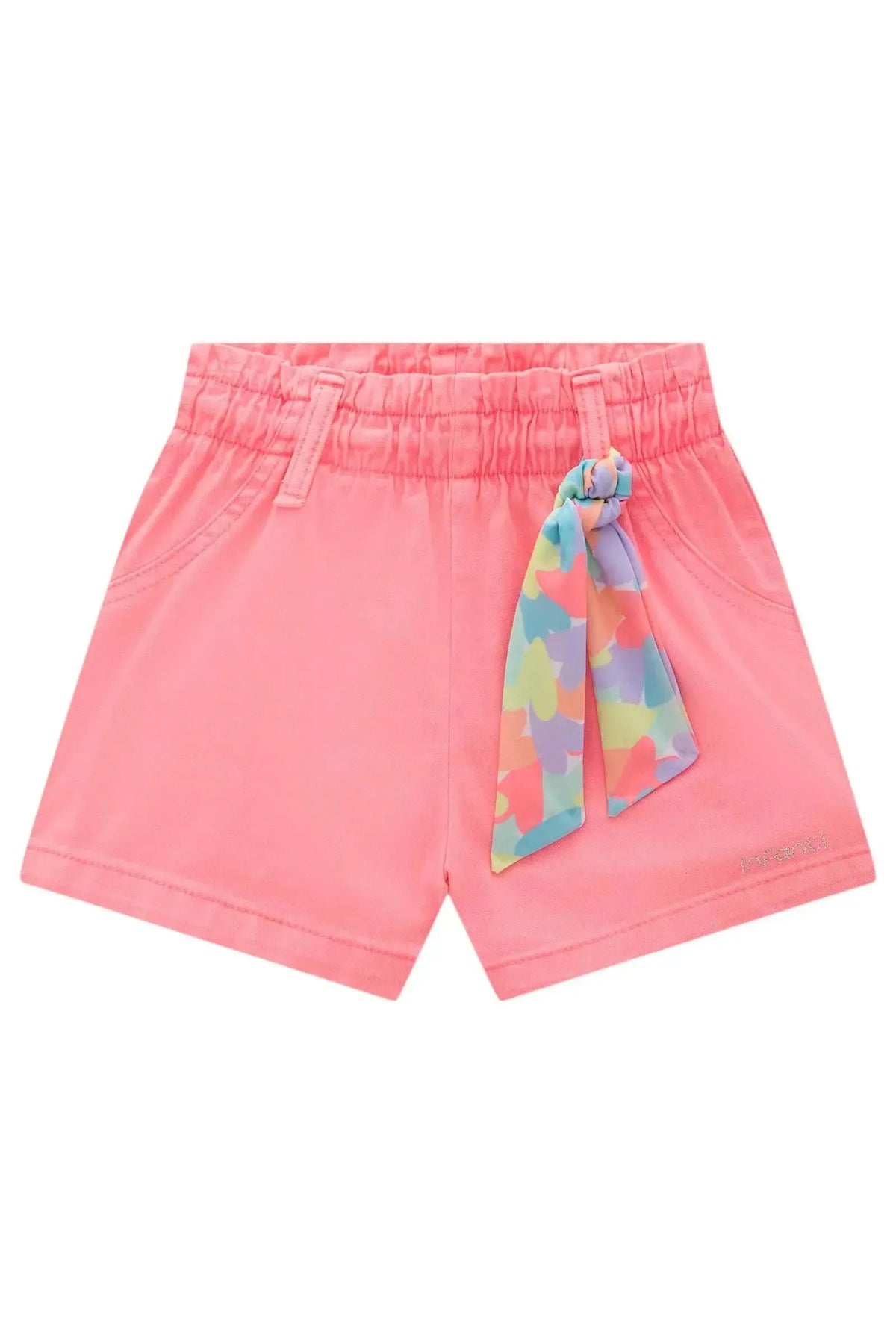 Shorts em Sarja com Elastano 98348 Infanti Infantil Menina