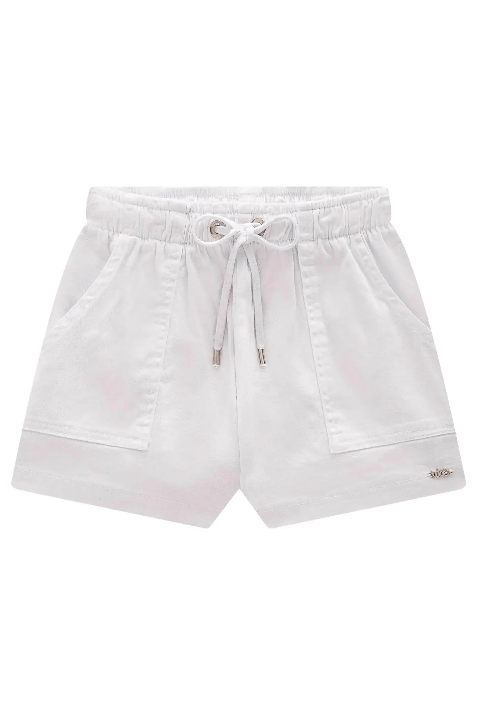 Shorts em Sarja com Elastano 98747 Kukiê Infantil Menina