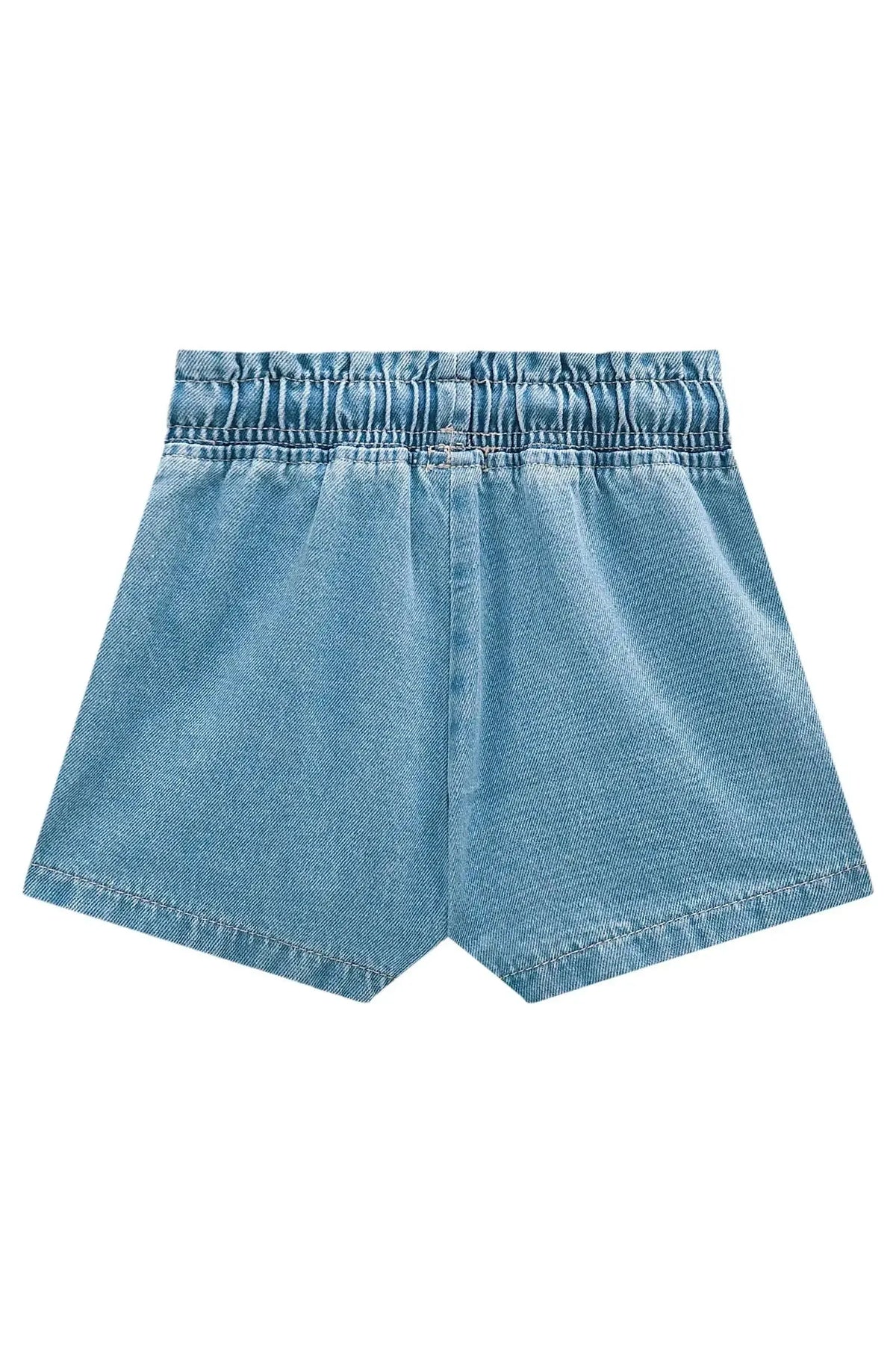 Shorts Saia em Jeans Wishita 98342 Infanti Infantil Menina