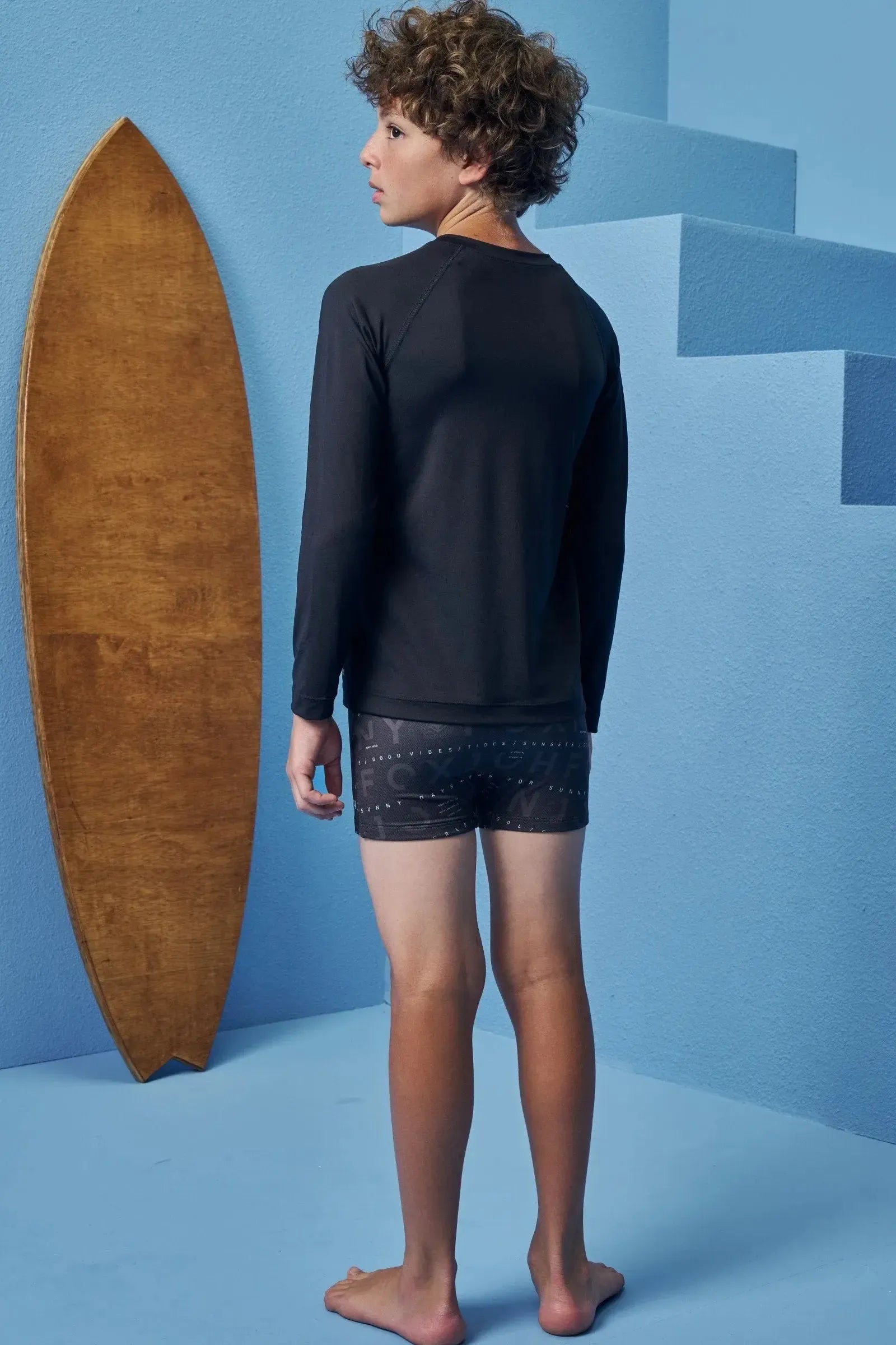 Sunga em Malha Uv Dry com Proteção UV50+ 99026 Johnny Fox Teen Menino