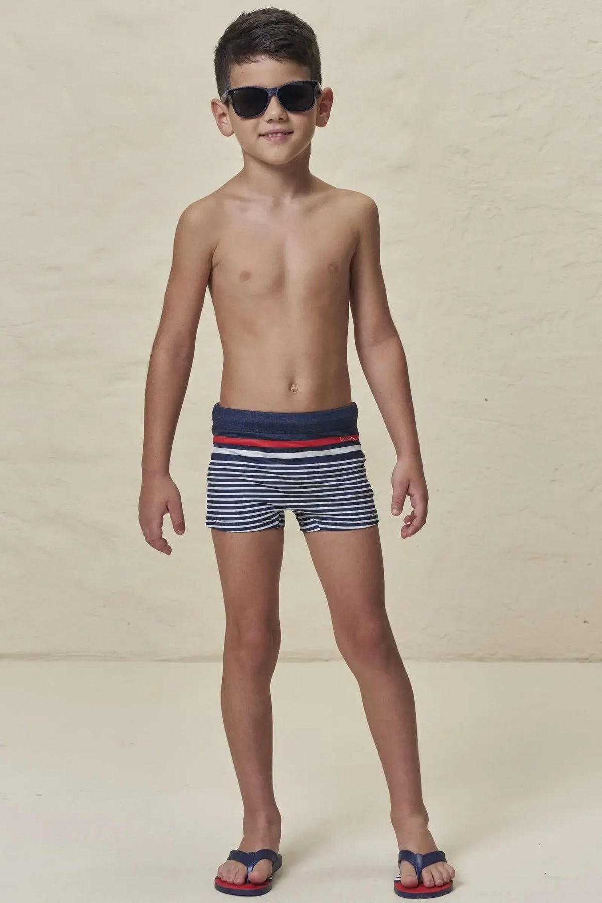 Sunga em Malha UV Dry com Proteção UV50+ 99590 LucBoo Infantil Menino