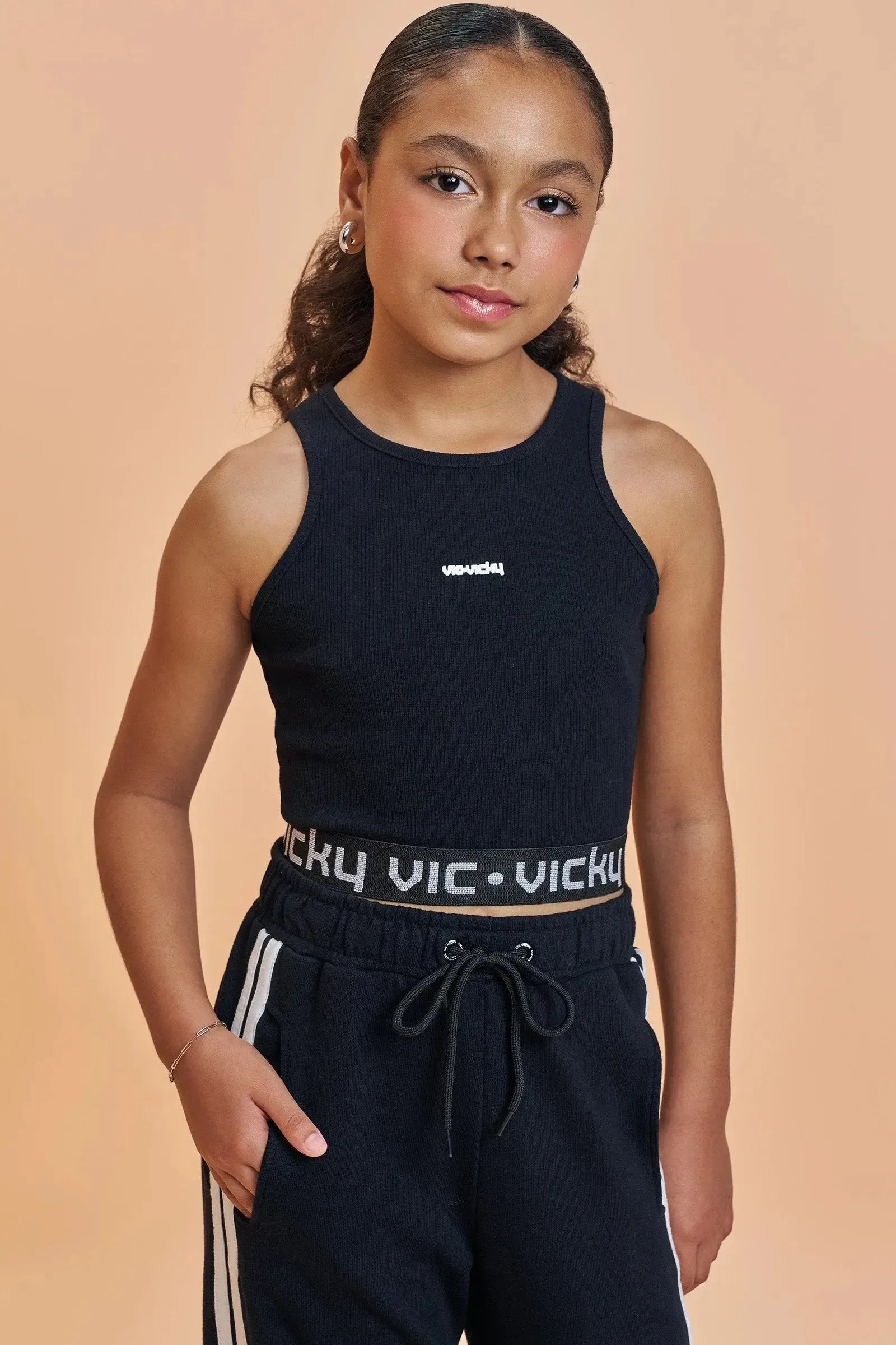 Top Cropped em Canelado Liz 92743 Vic&Vicky Teen Menina