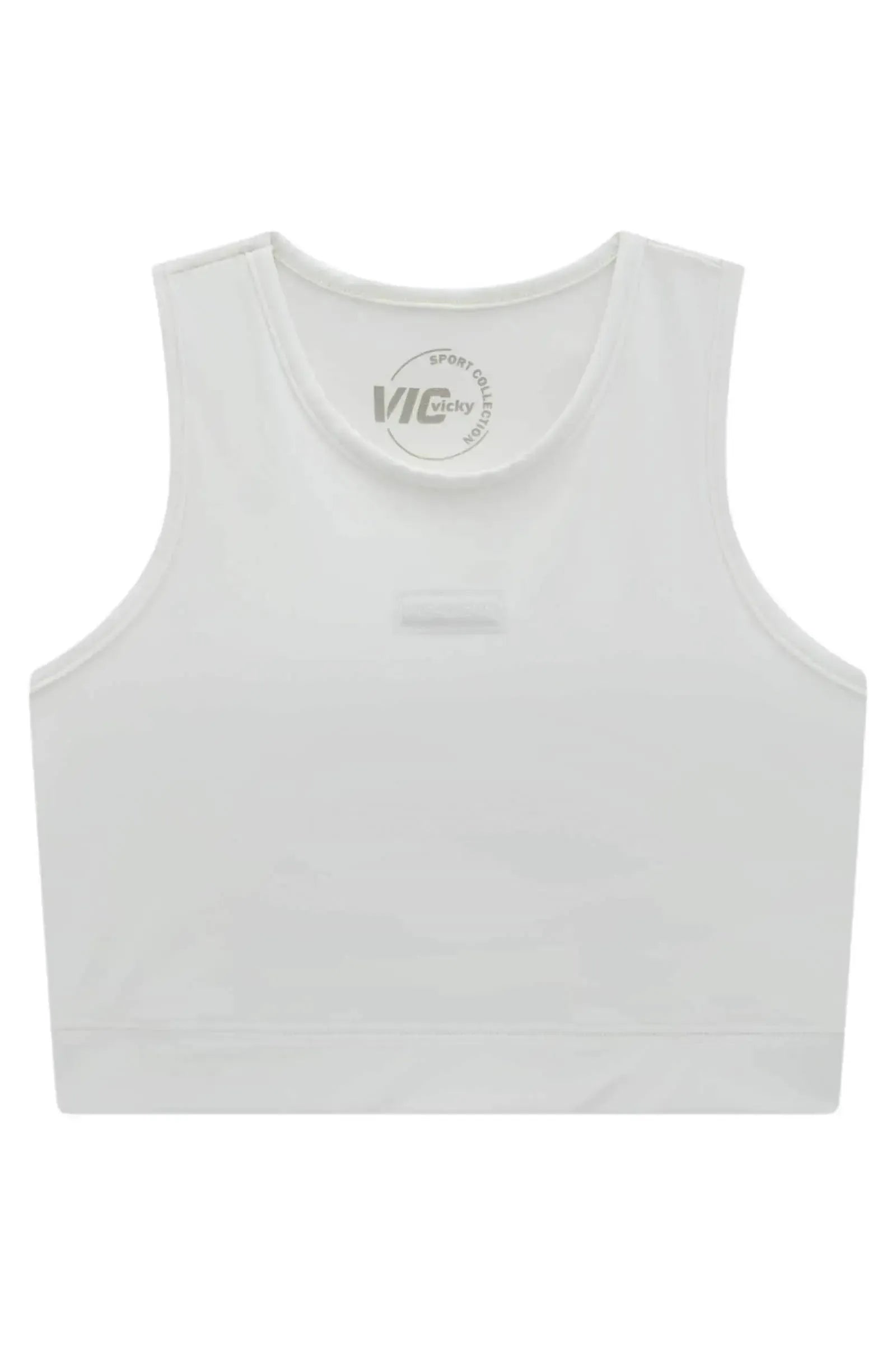 Top Cropped em Malha UV50 96288 Vic&Vicky Teen Menina