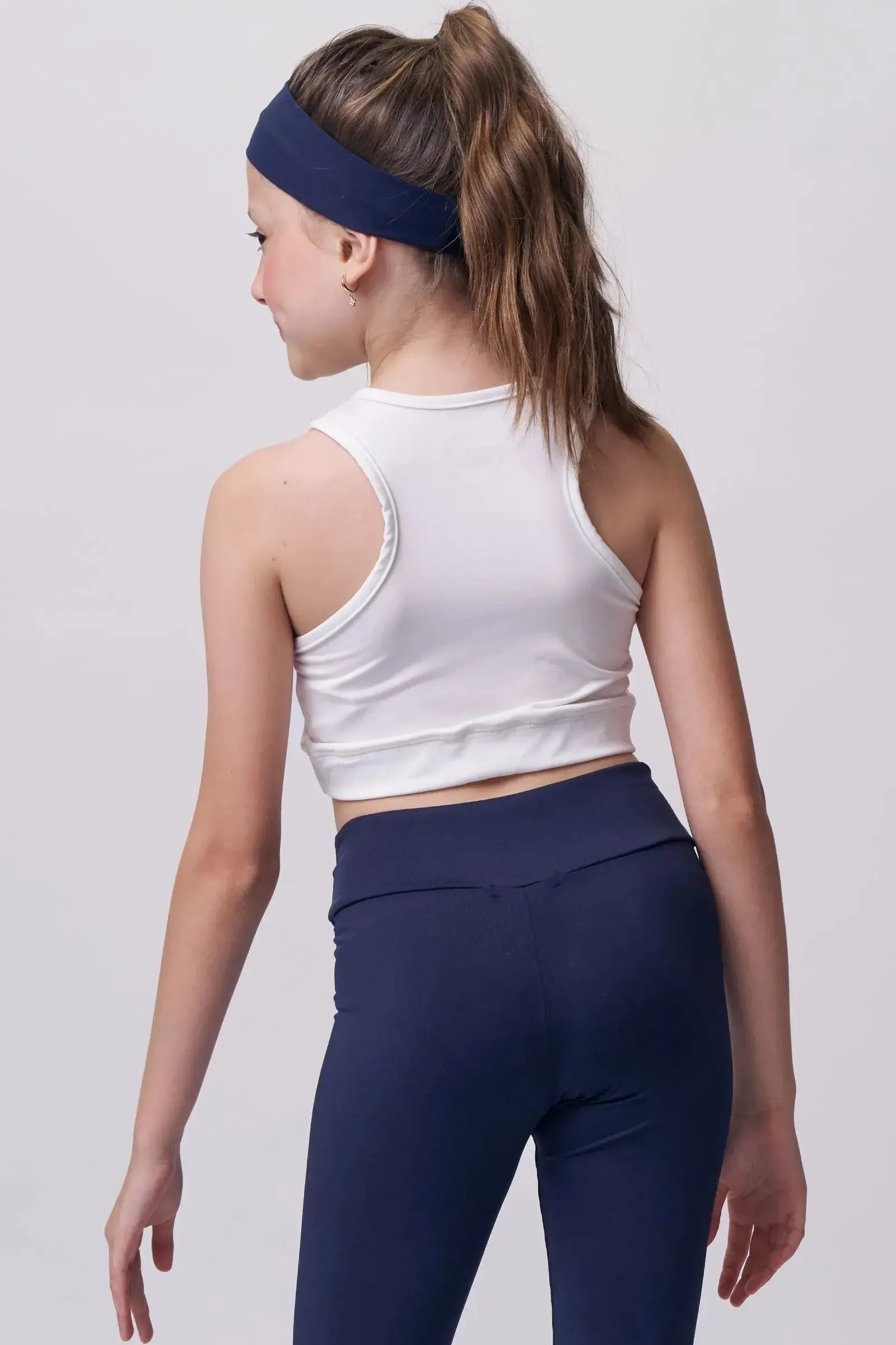 Top Cropped em Malha UV50 96288 Vic&Vicky Teen Menina