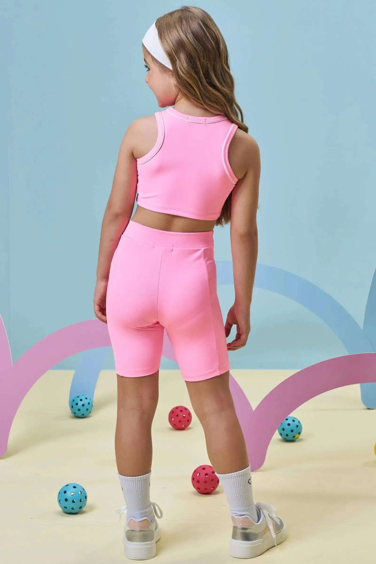 Top Cropped em Poliamida 96992 Kukiê Infantil Menina