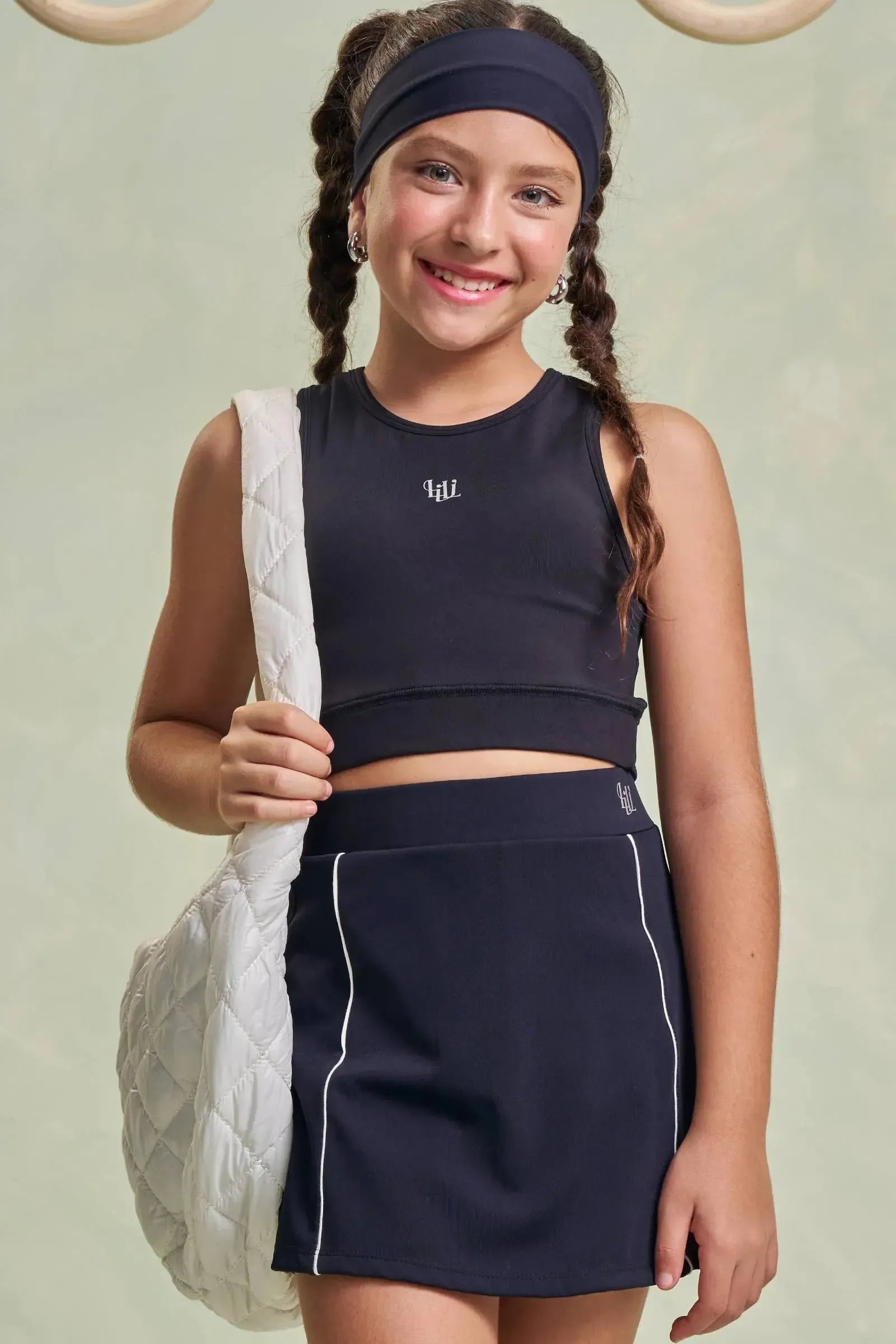 Top em Malha Poliamida com Proteção UV 50+ 96468 Lilimoon Teen Menina