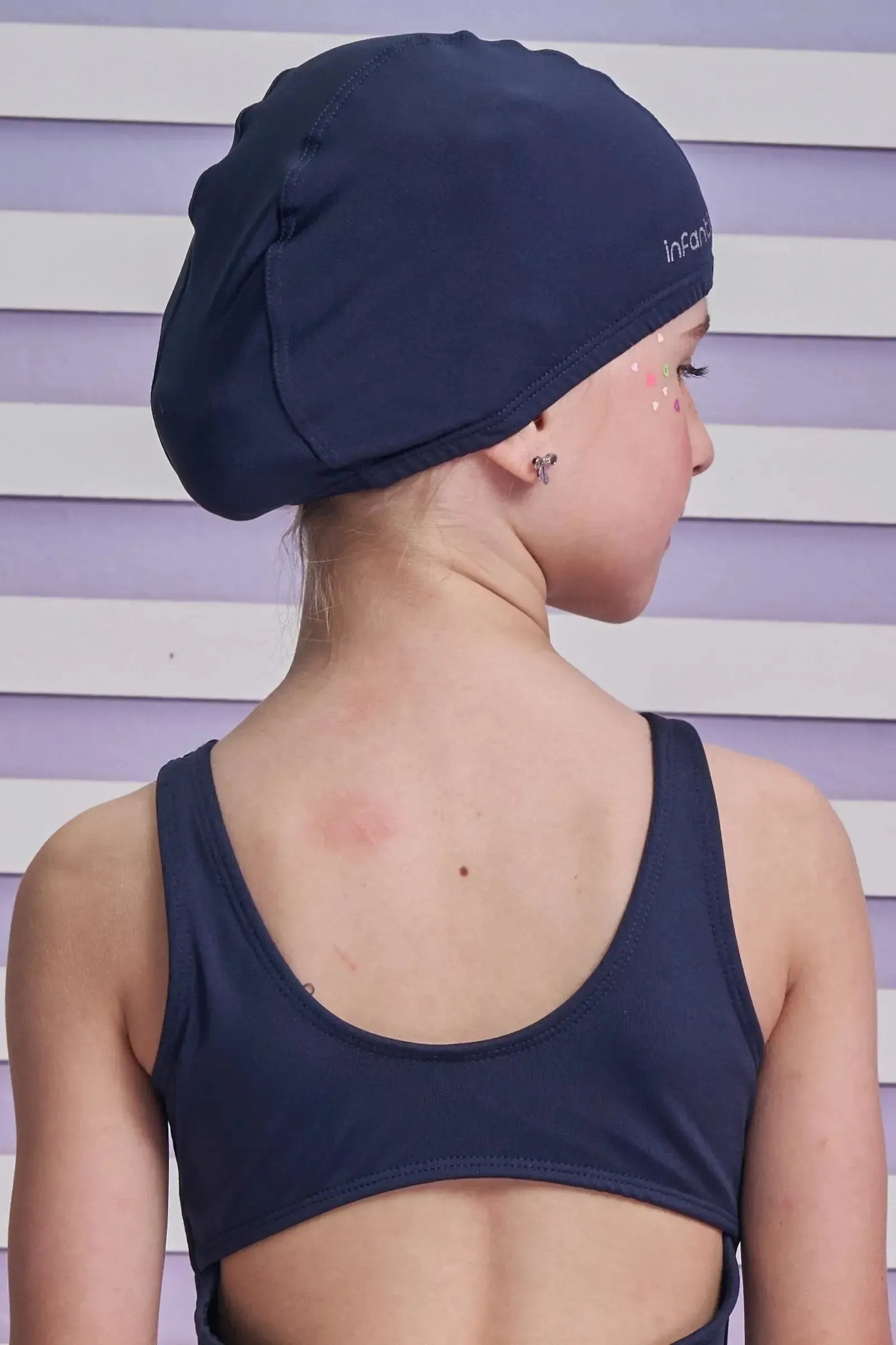 Touca de Natação em Malha UV Dry com Proteção UV 50+ 95245 Infanti Infantil Menina