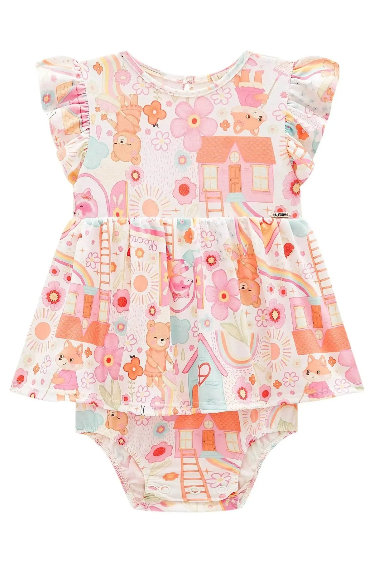 Vestbody em Malha Fresh 98957 Kukiê Bebê Menina