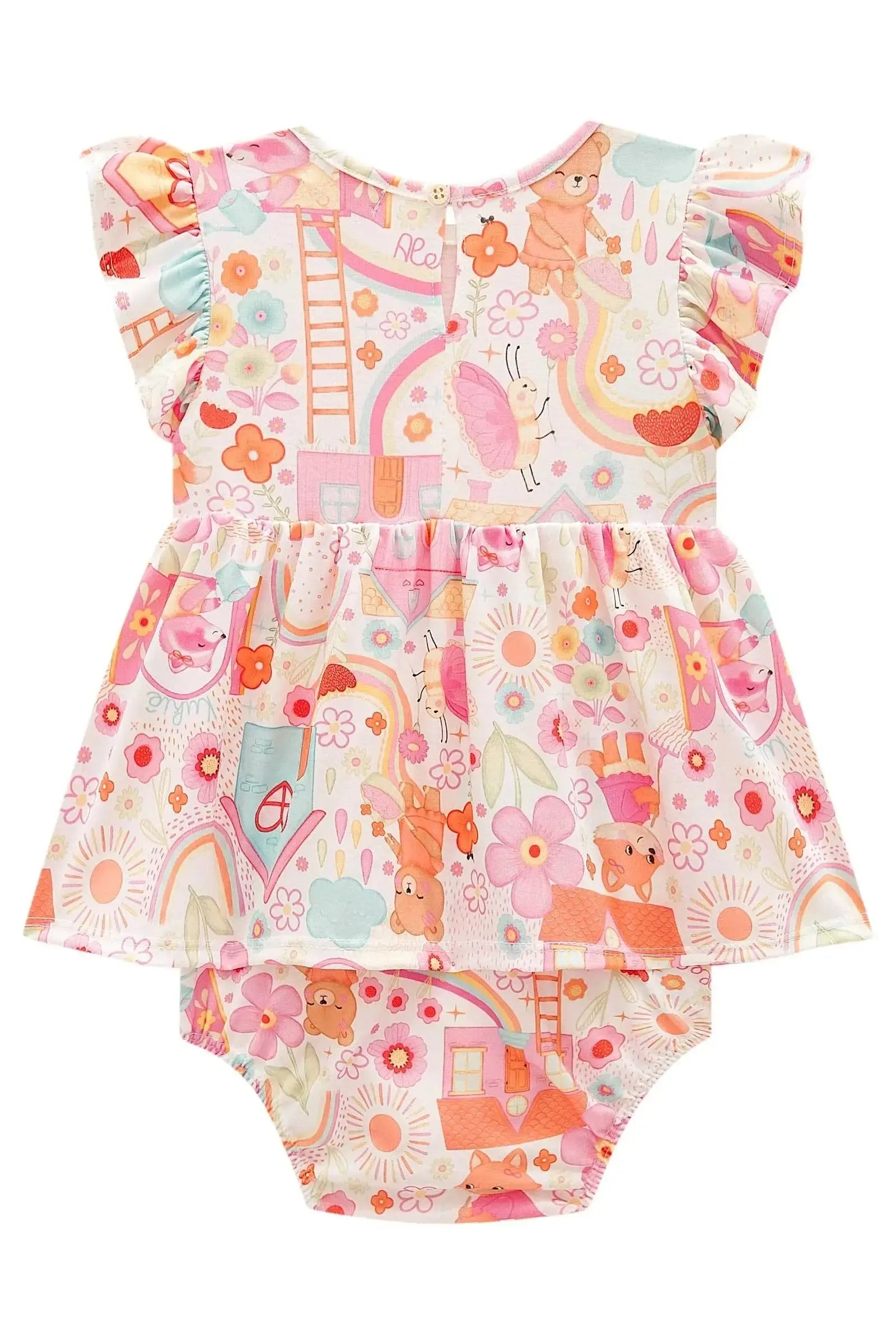 Vestbody em Malha Fresh 98957 Kukiê Bebê Menina