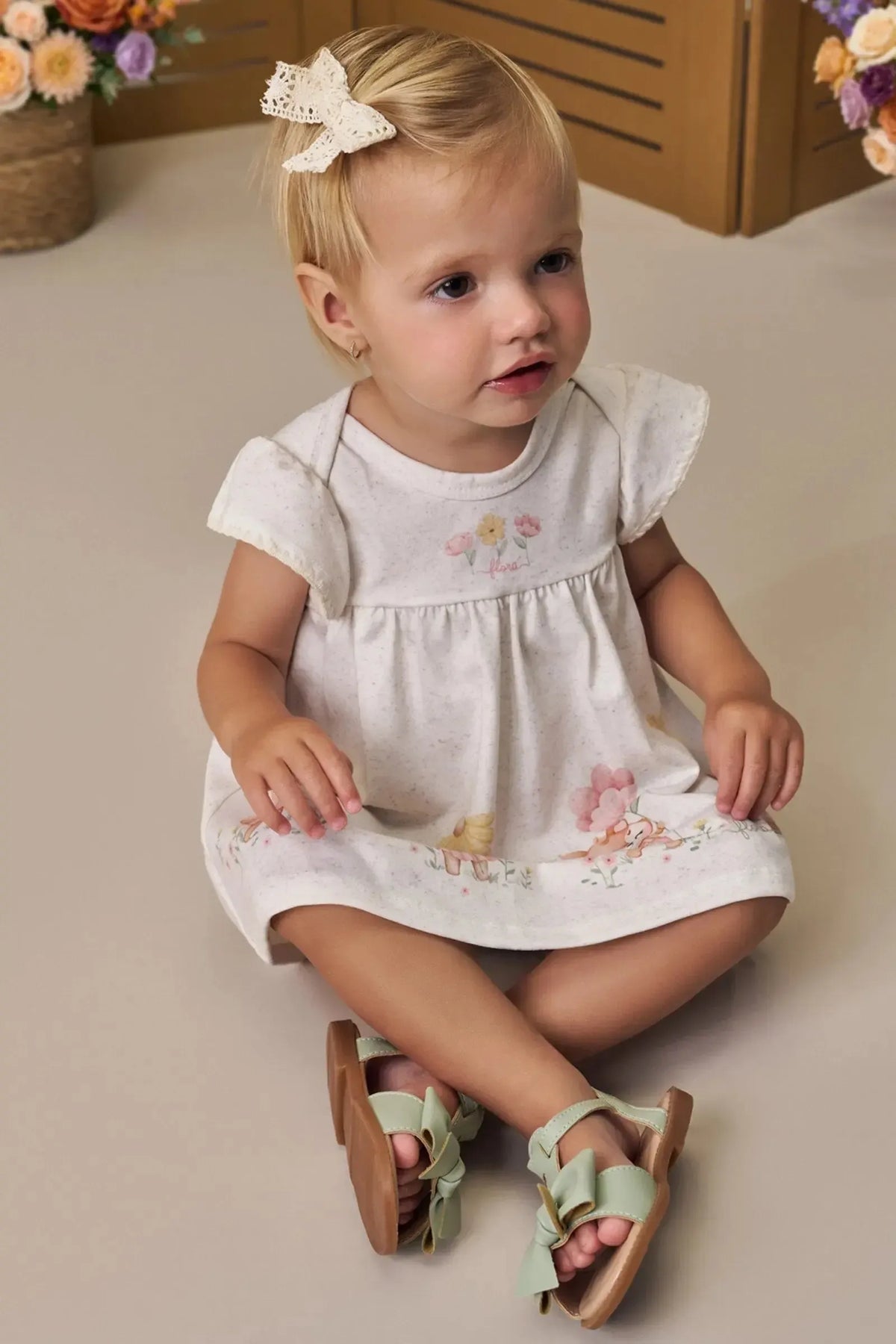 Vestbody em Malha Power Linho 98102 Infanti Bebê Menina