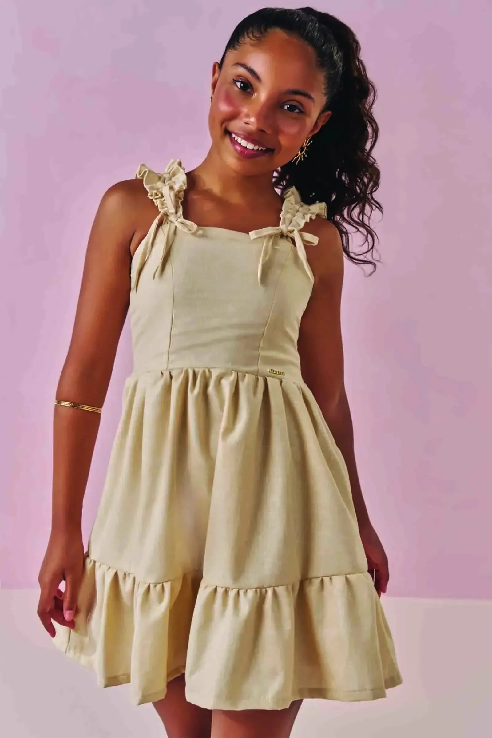 Vestido em Alfaiataria Denver 87630 Lilimoon Teen Menina