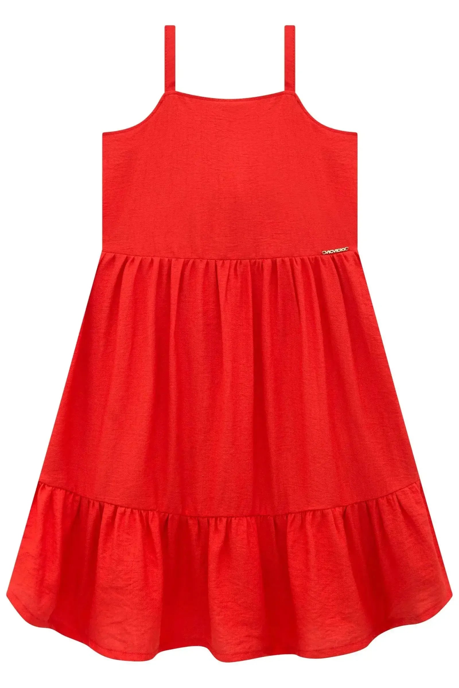Vestido em Blend de Viscose Aruba 95586 Vic&Vicky Teen Menina